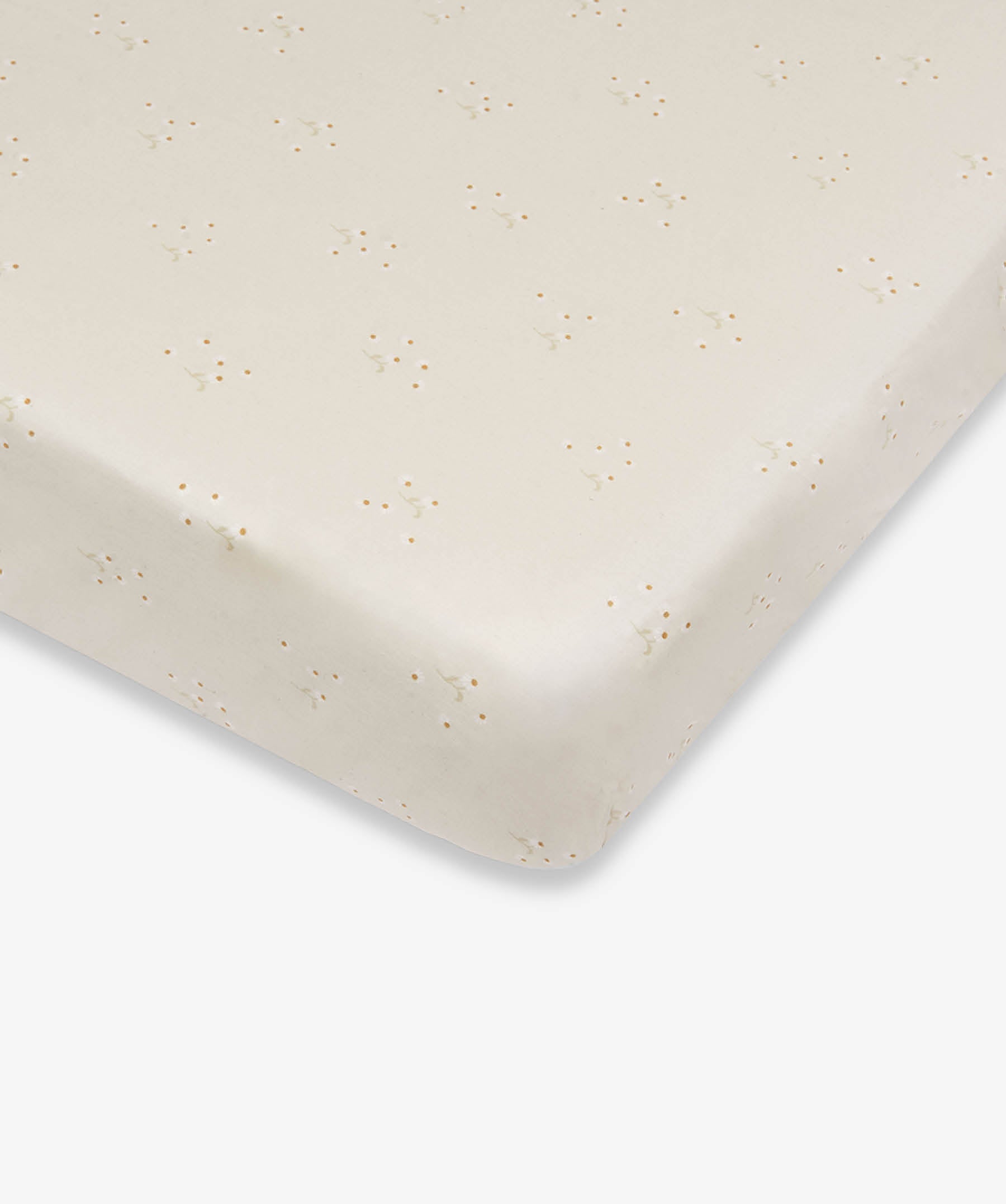 Organic Cotbed Fitted Sheet - Wild Chamomile