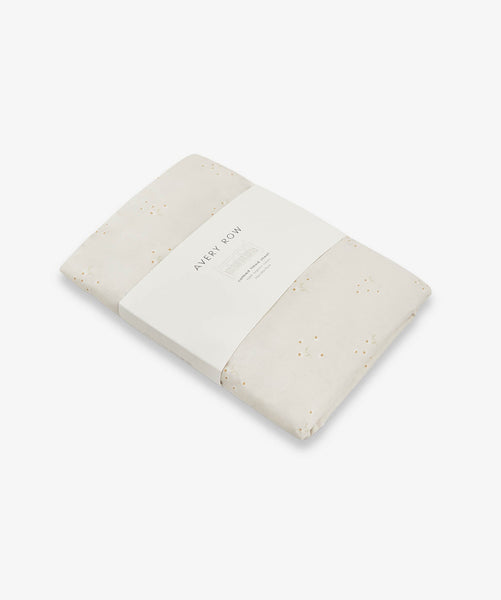 Organic Cotbed Fitted Sheet - Wild Chamomile
