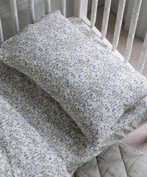 Organic Cotbed Fitted Sheet - Riverbank