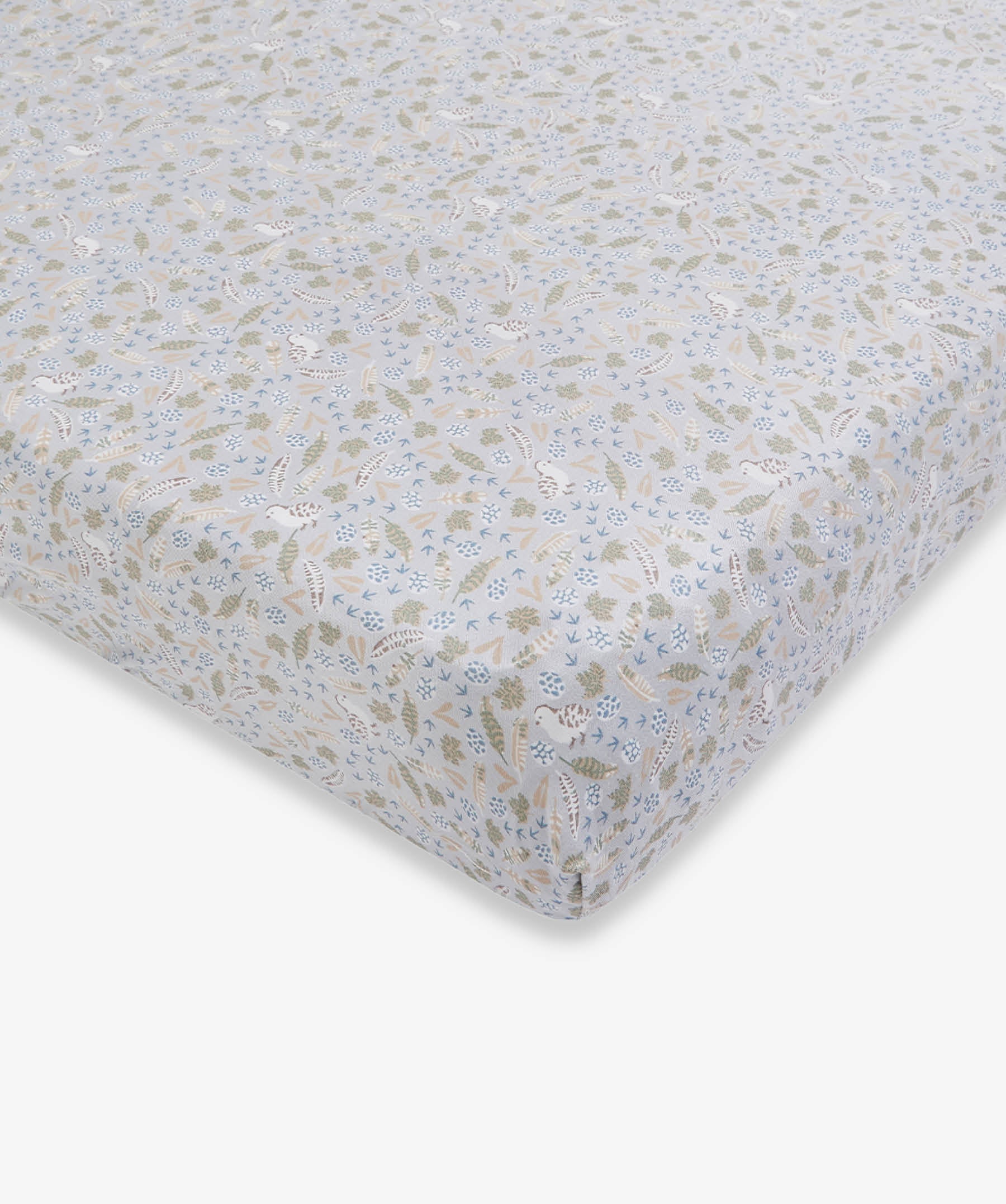 Organic Cotbed Fitted Sheet - Nature Trail