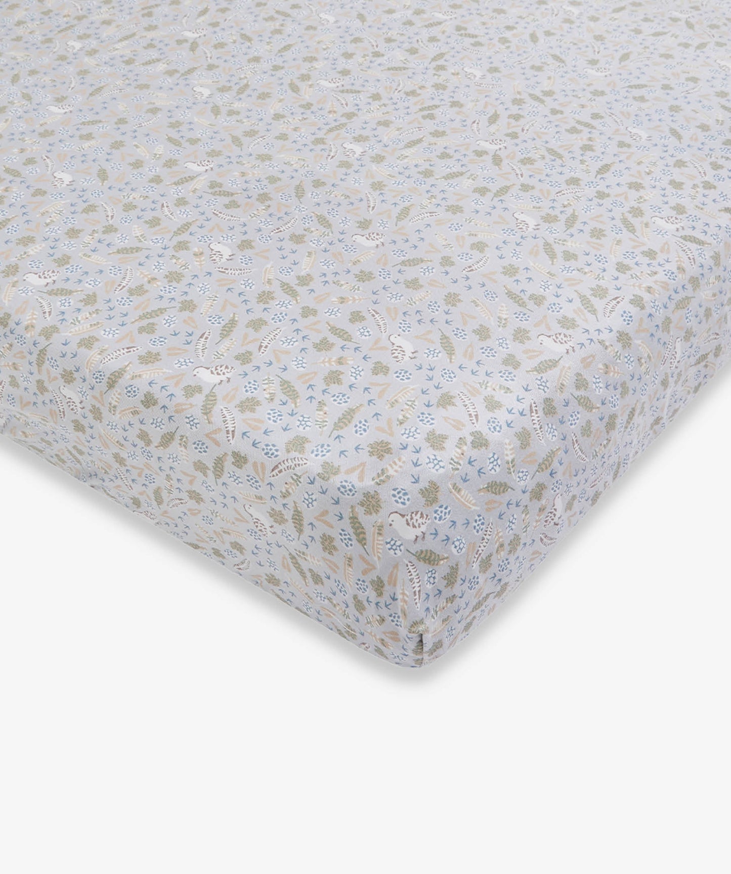 Organic Cotbed Fitted Sheet - Nature Trail