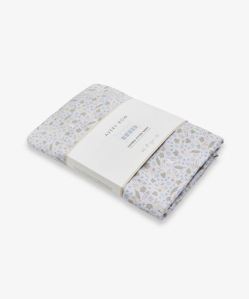 Organic Cotbed Fitted Sheet - Nature Trail