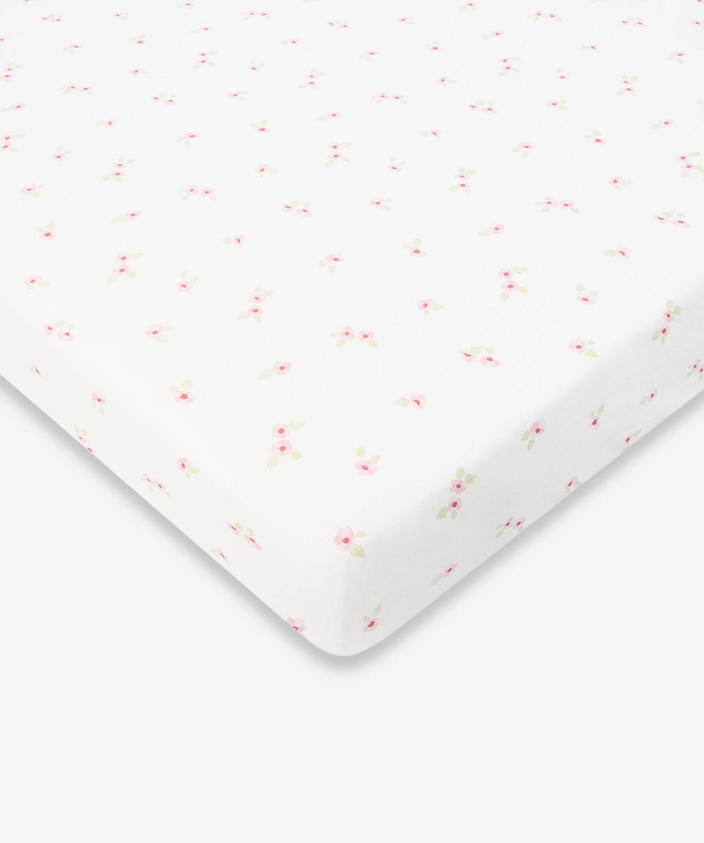 Organic Cotbed Fitted Sheet - Anemone