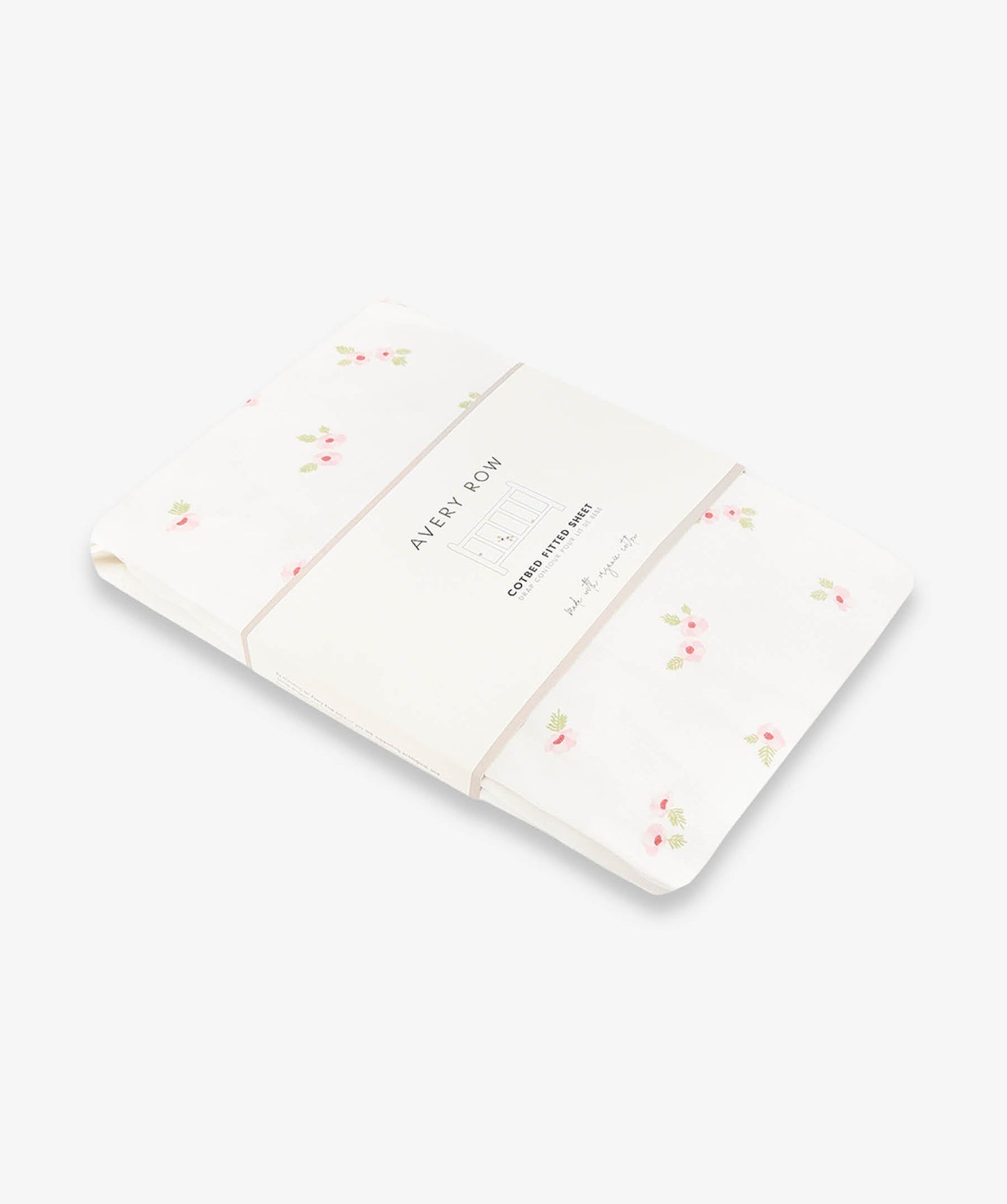 Organic Cotbed Fitted Sheet - Anemone