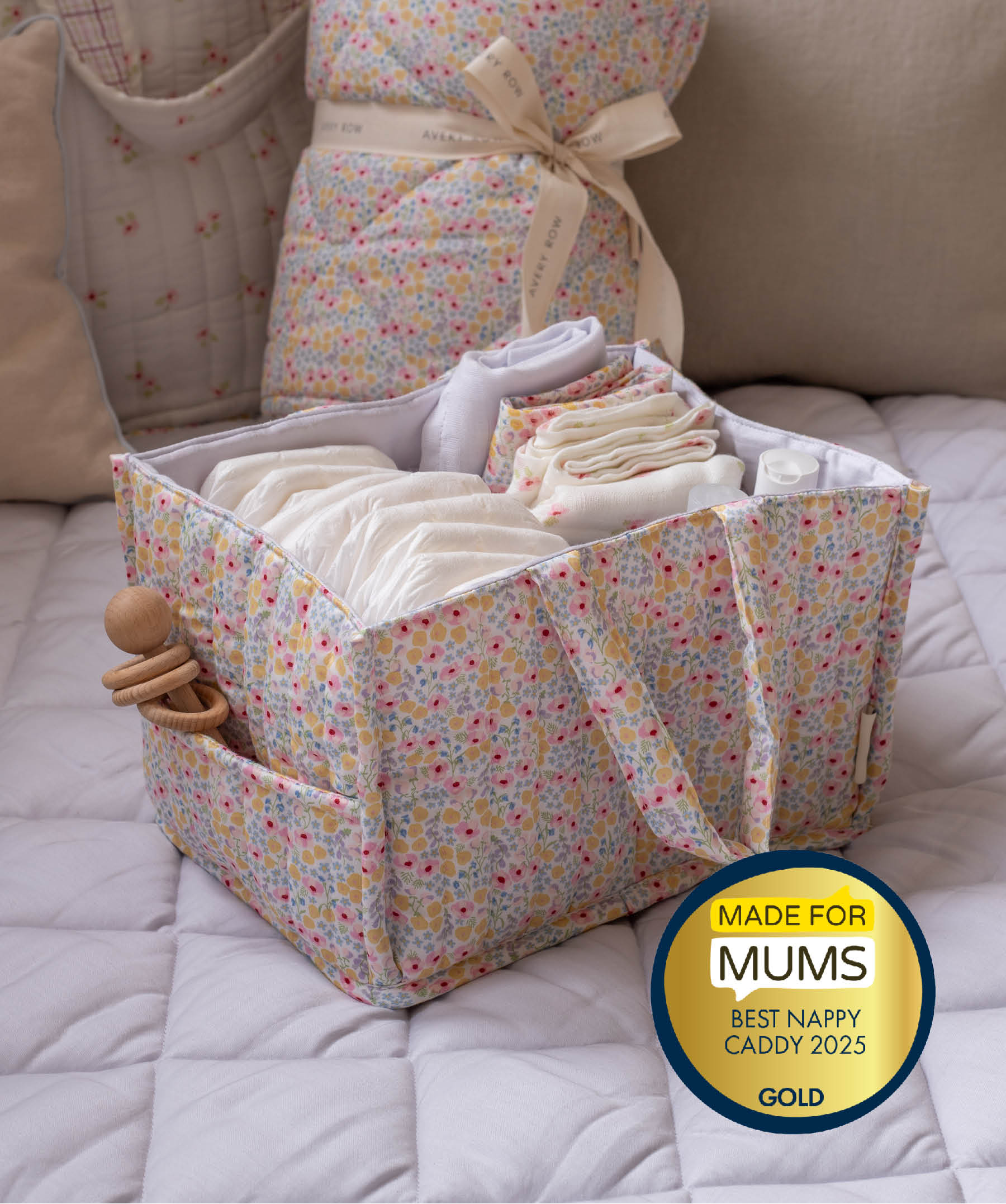Nappy Caddy - Wildflower Garden