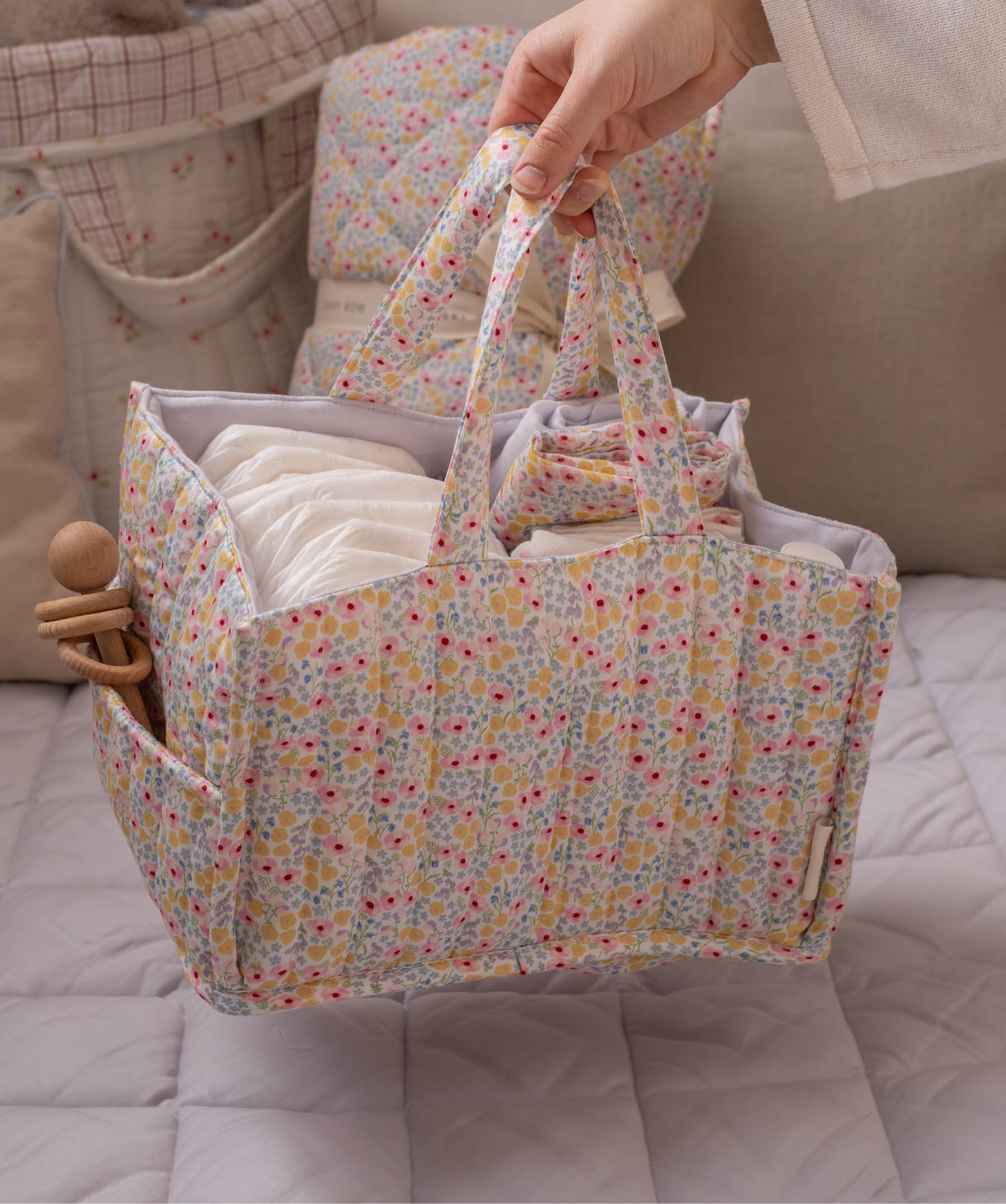 Nappy Caddy - Wildflower Garden