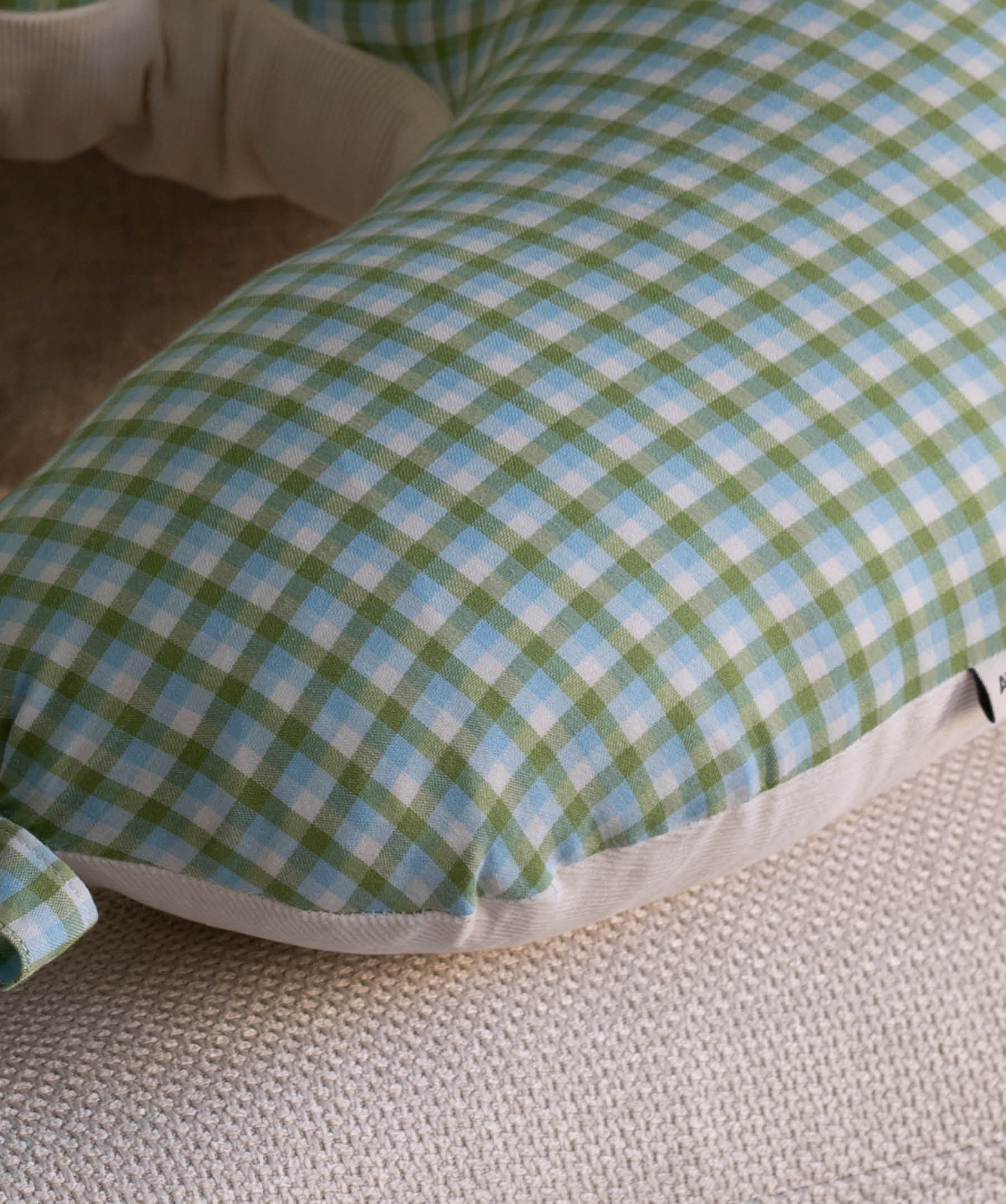 Nursing Pillow - Greenhouse Gingham