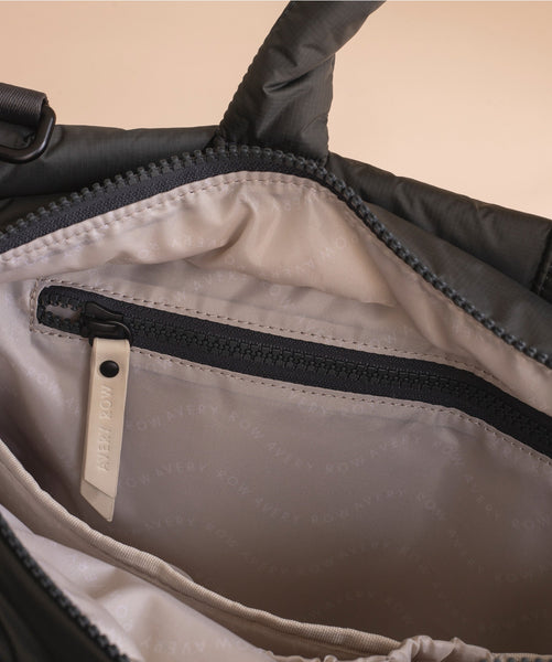 Baby Changing Tote Bag - Soft Black