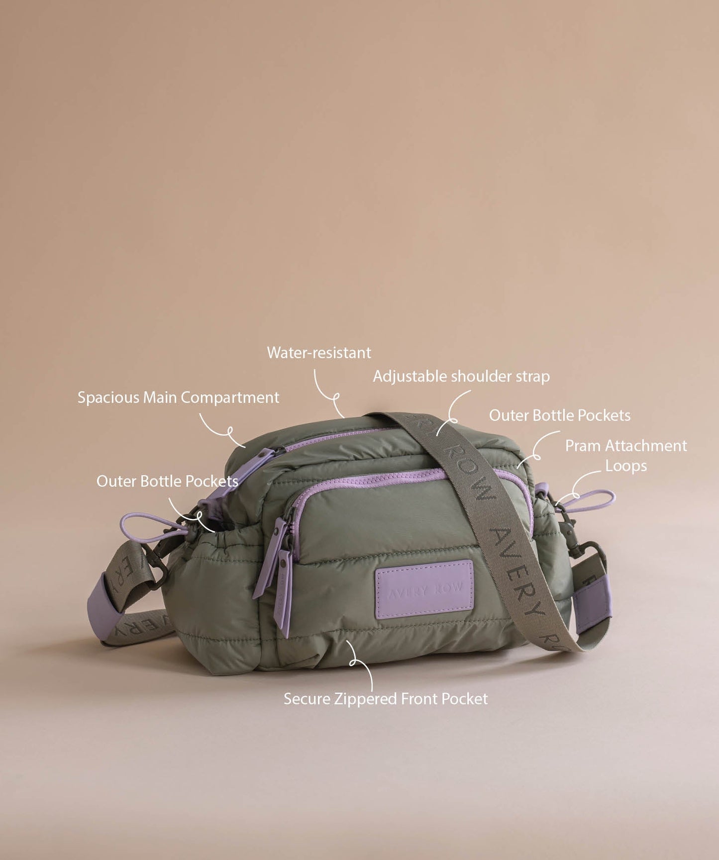 Pram Organiser Bag - Olive