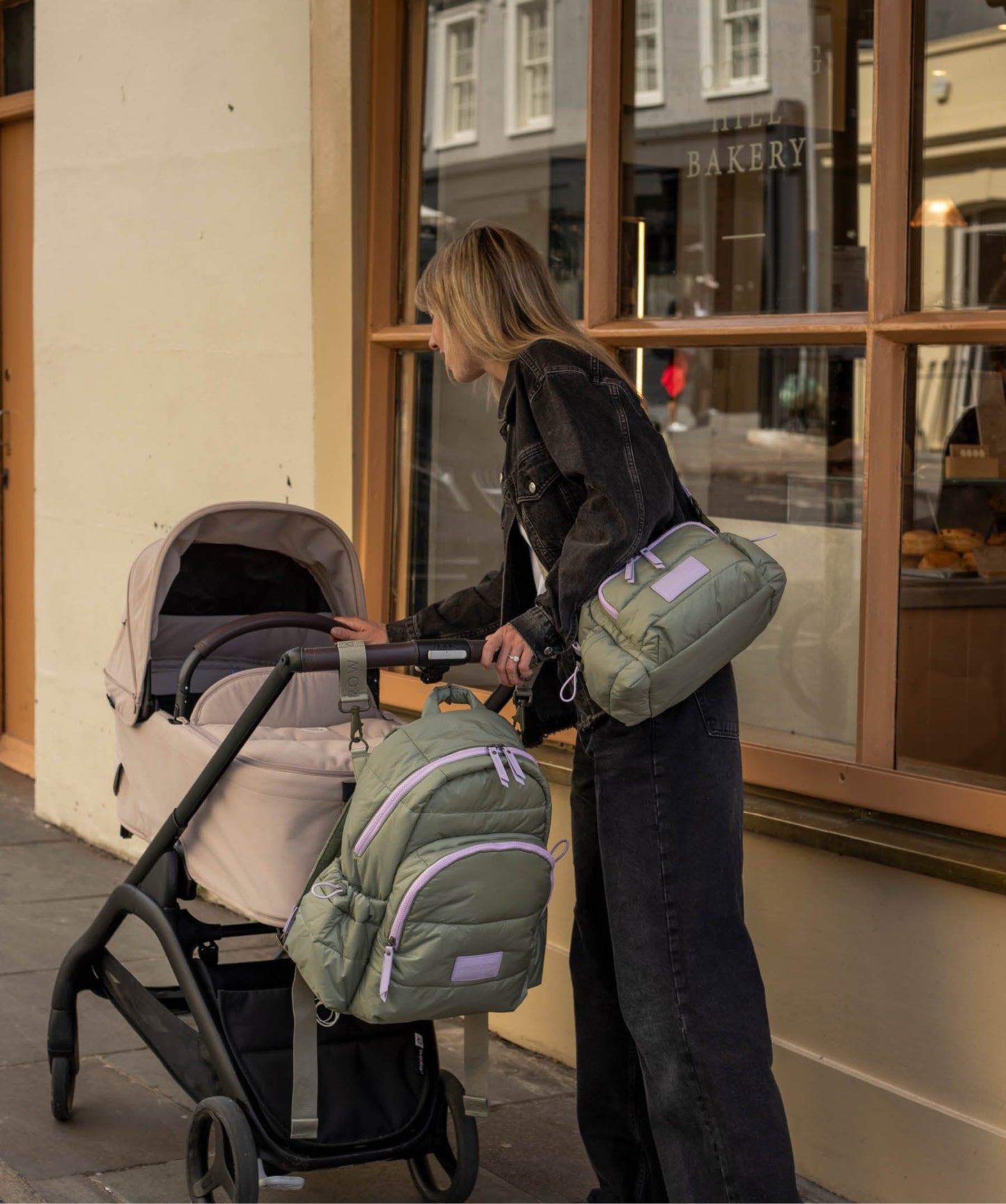 Pram Organiser Bag - Olive