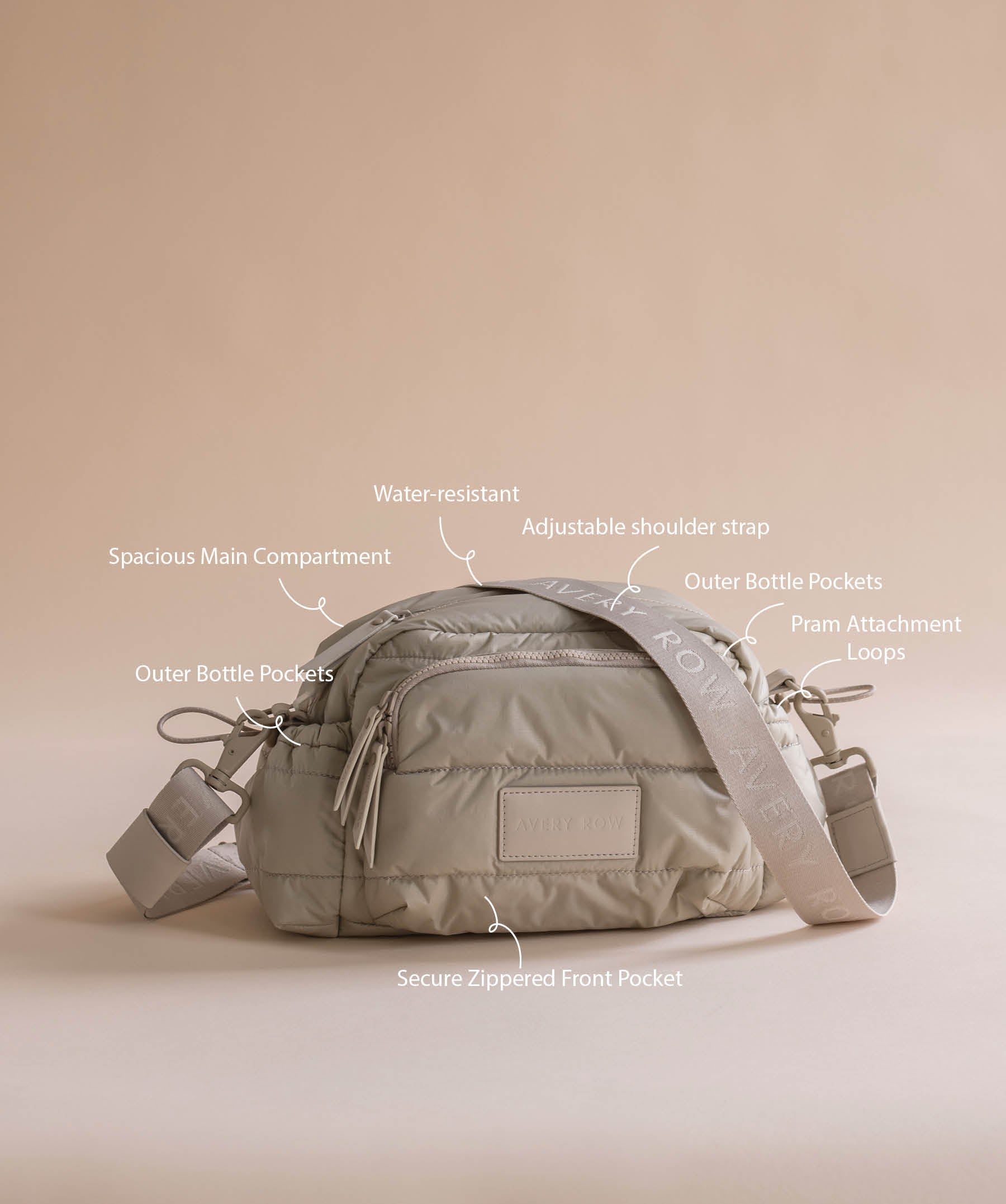 Pram Organiser Bag - Oyster