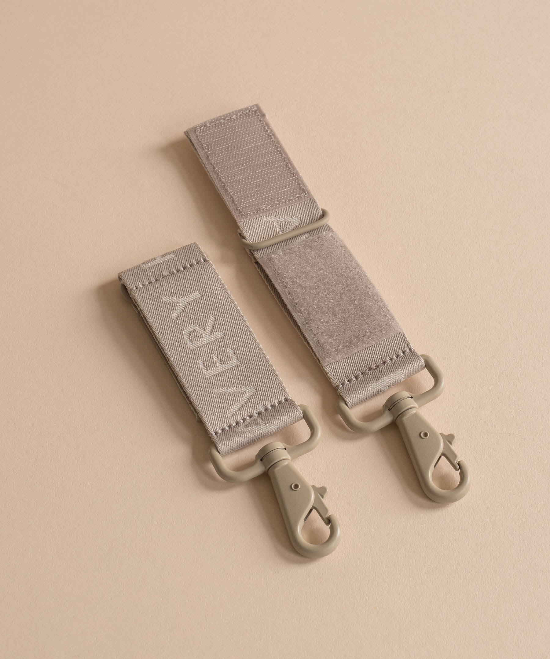 Logo Pram Bag Clips - Oyster