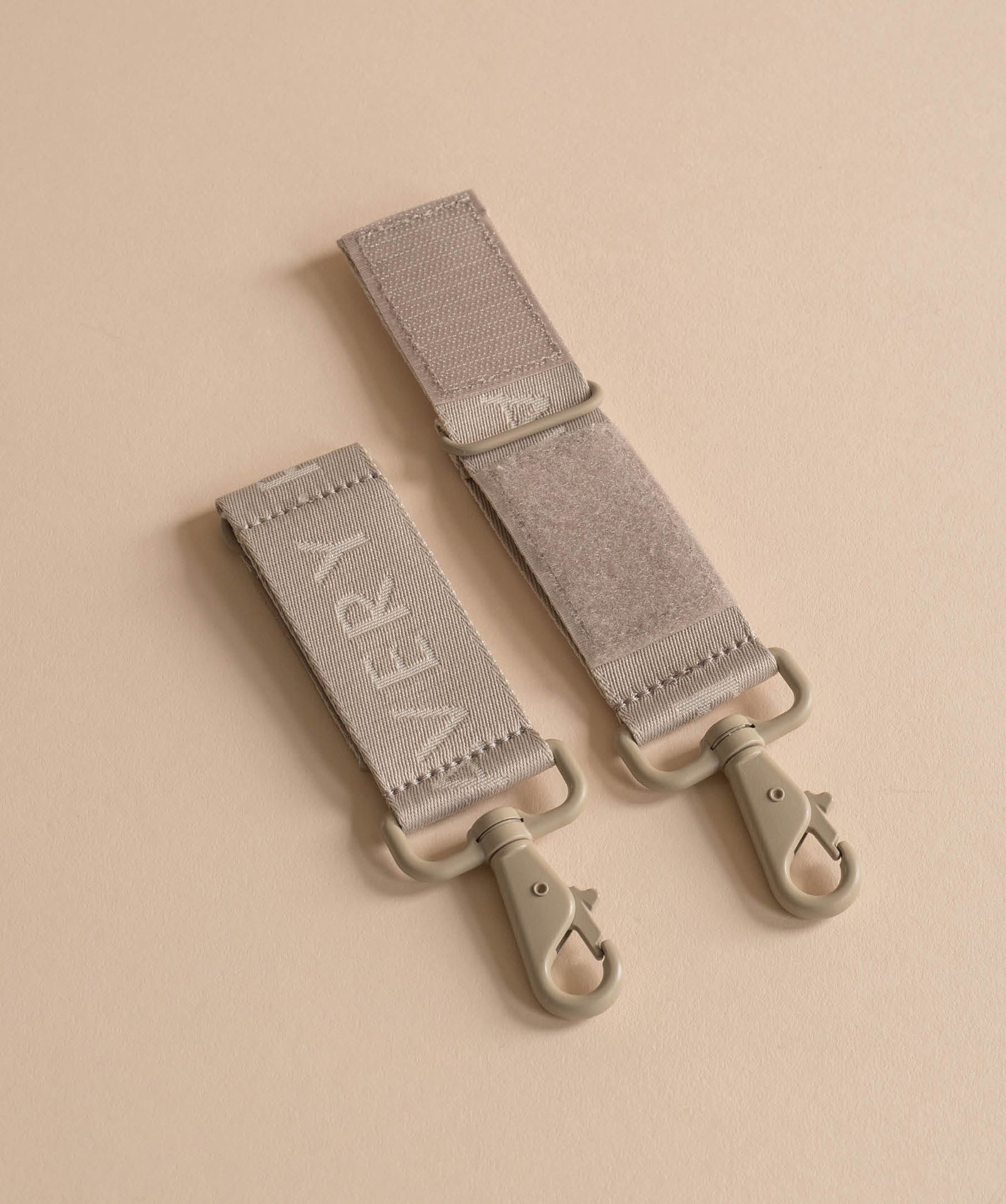 Logo Pram Bag Clips - Oyster