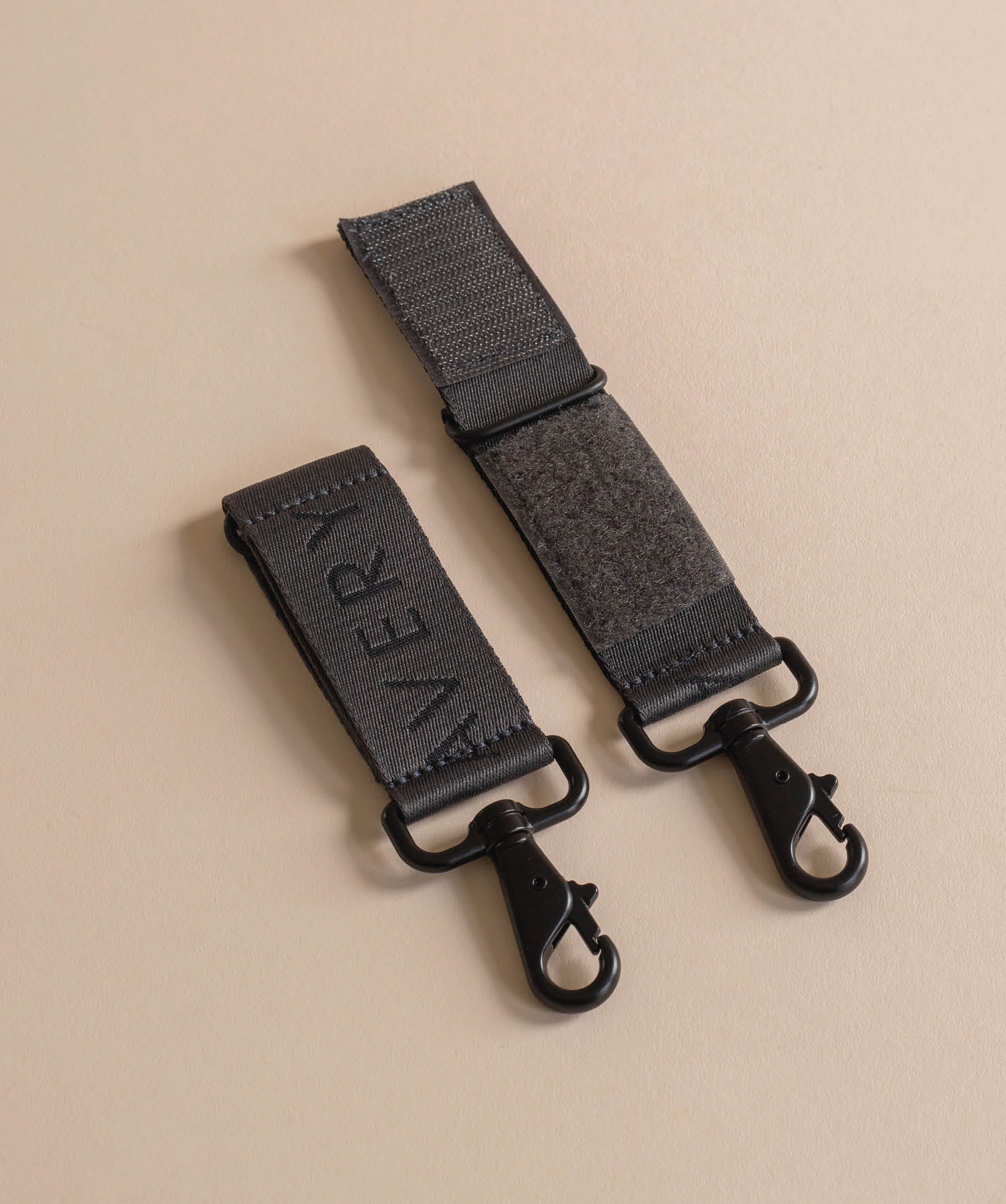 Logo Pram Bag Clips - Soft Black