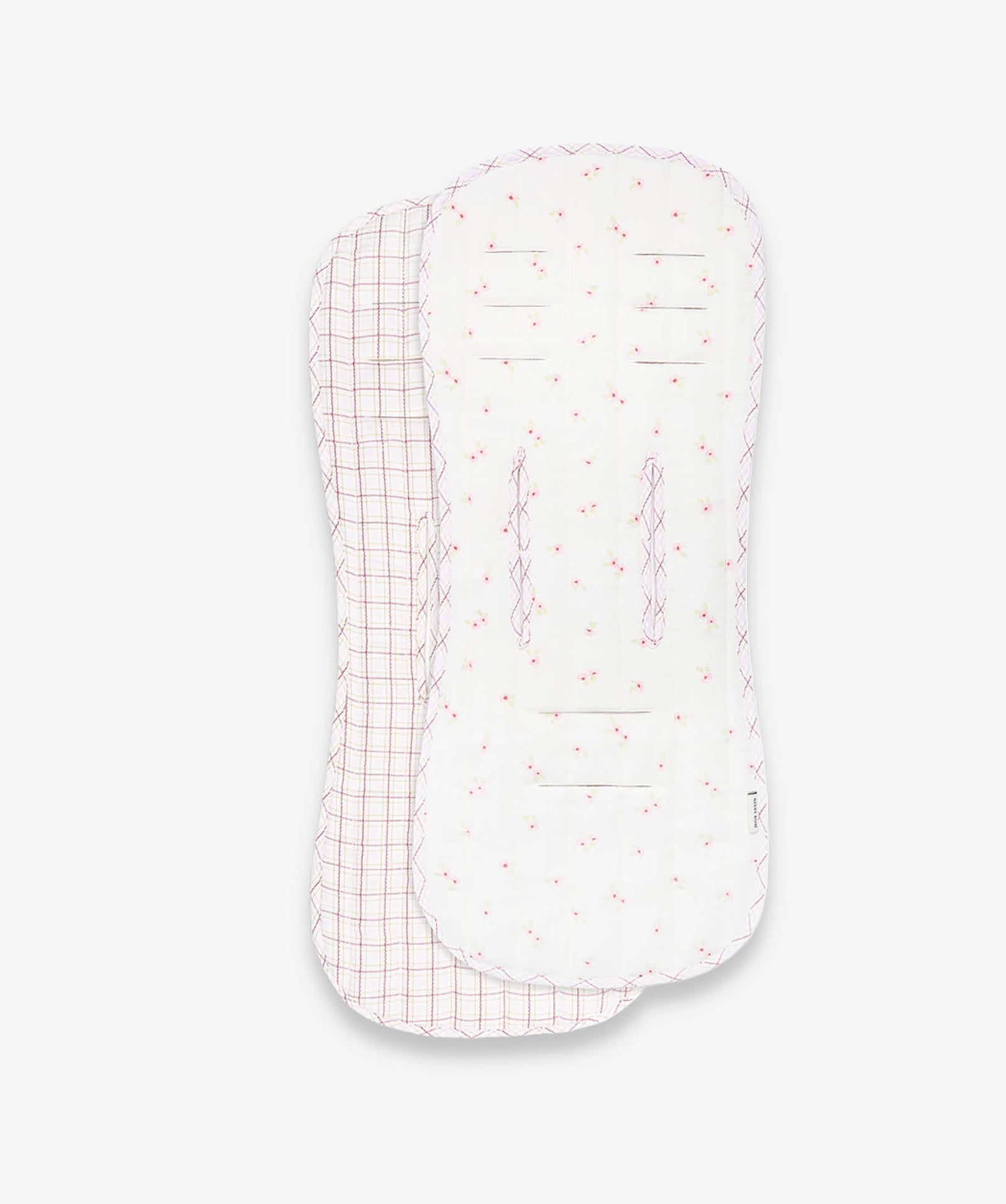 Pram Liner - Anemone / Pink Check