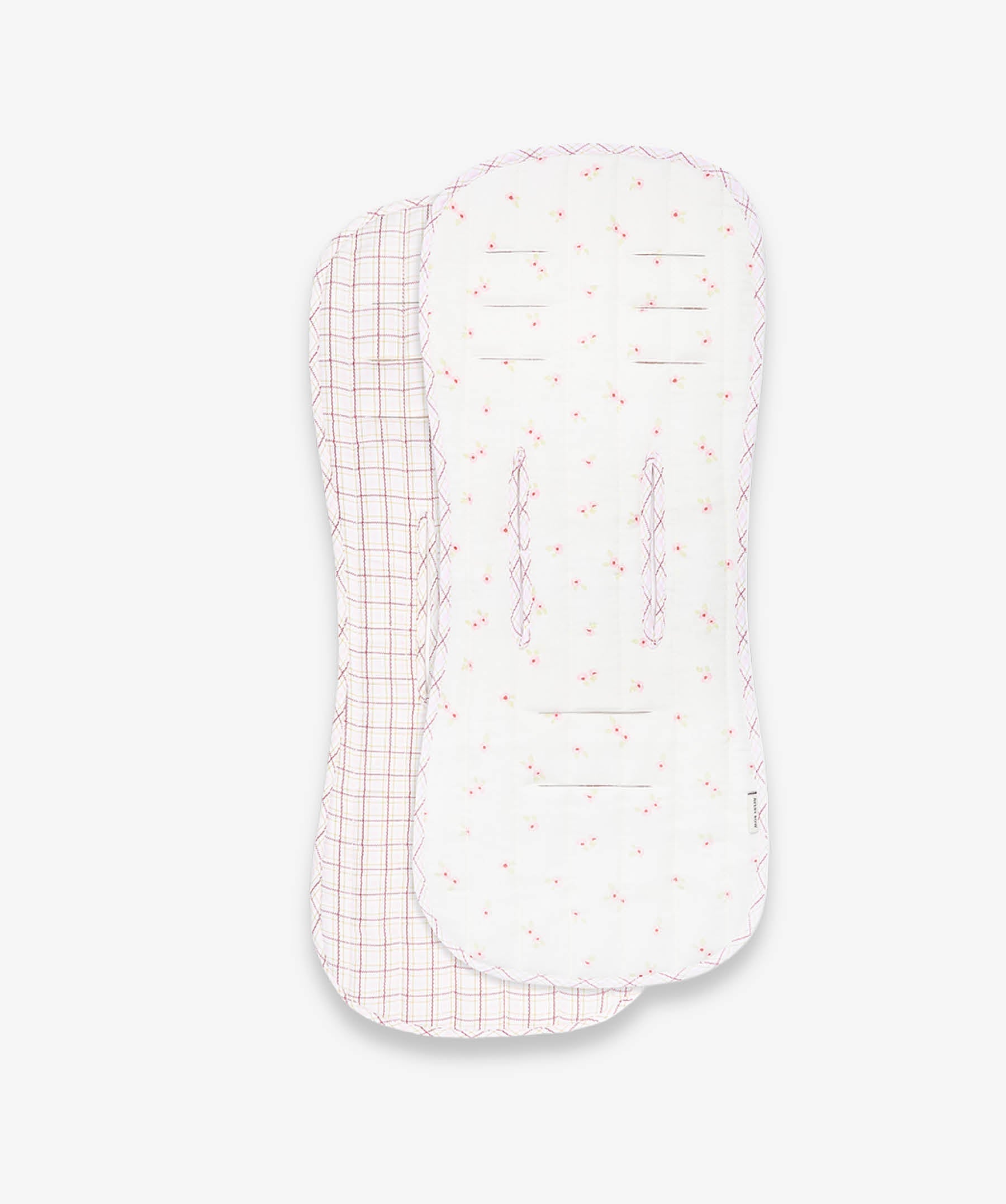 Pram Liner - Anemone / Pink Check