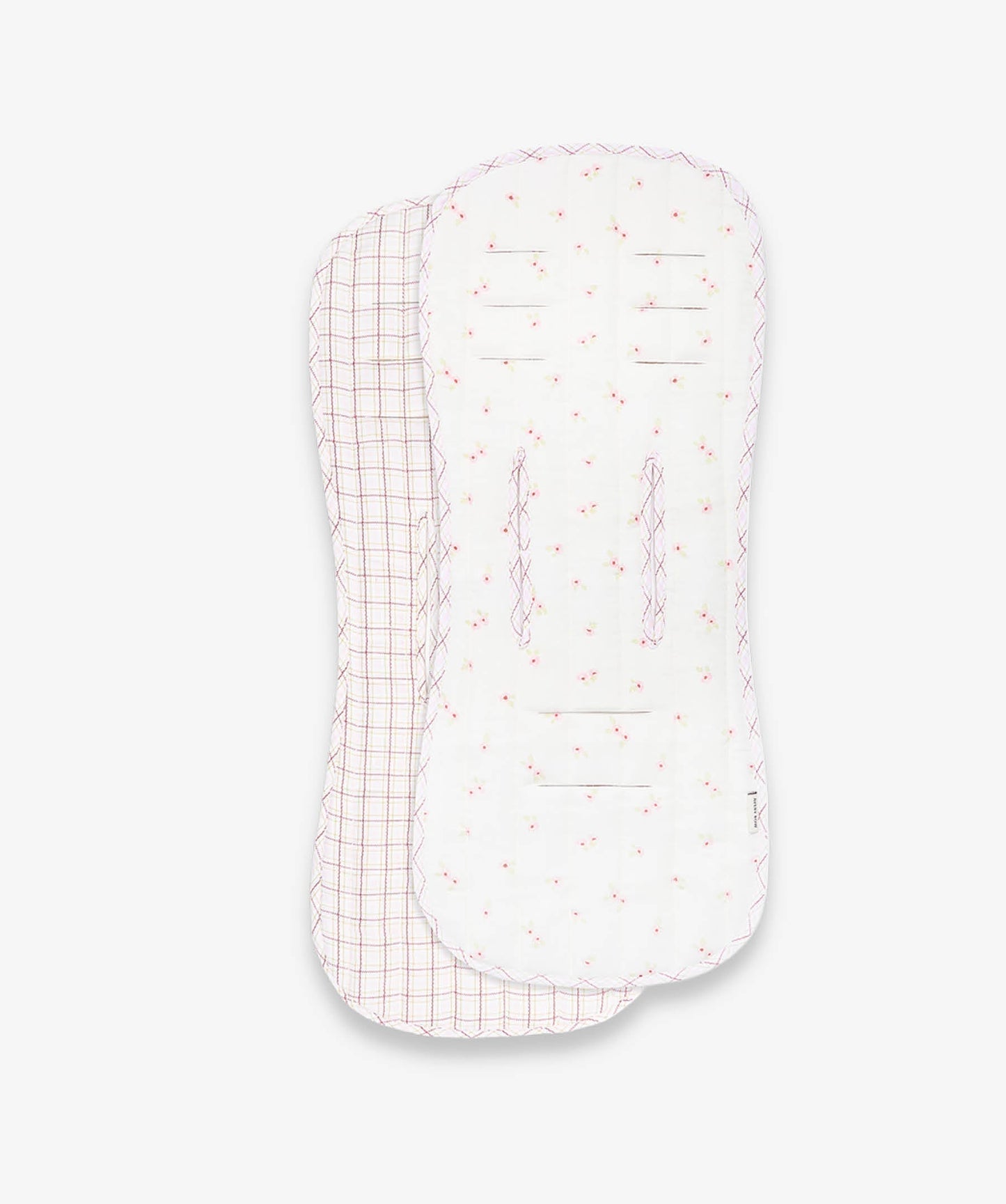 Pram Liner - Anemone / Pink Check