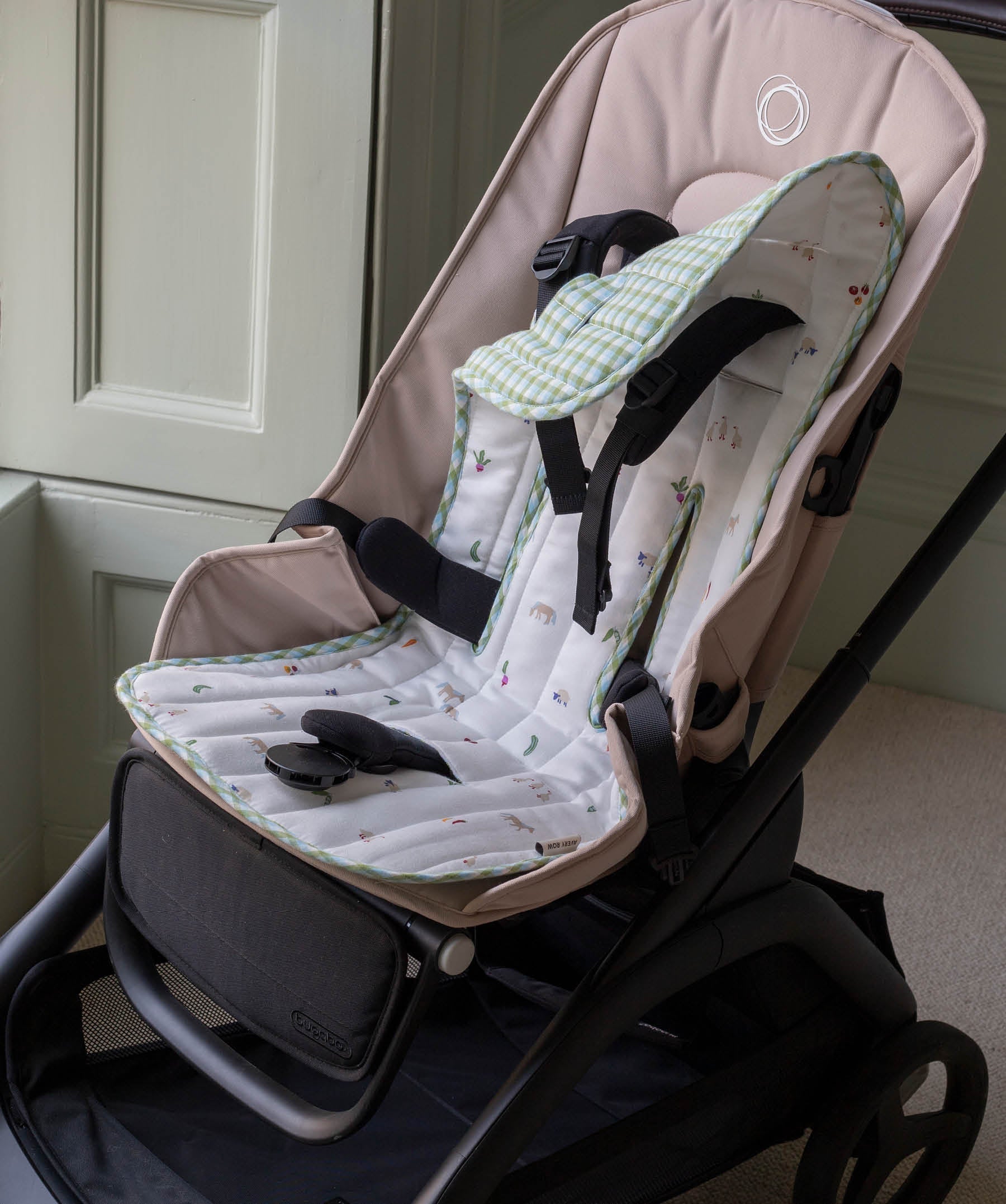 Pram Liner - Little Farm / Greenhouse Gingham