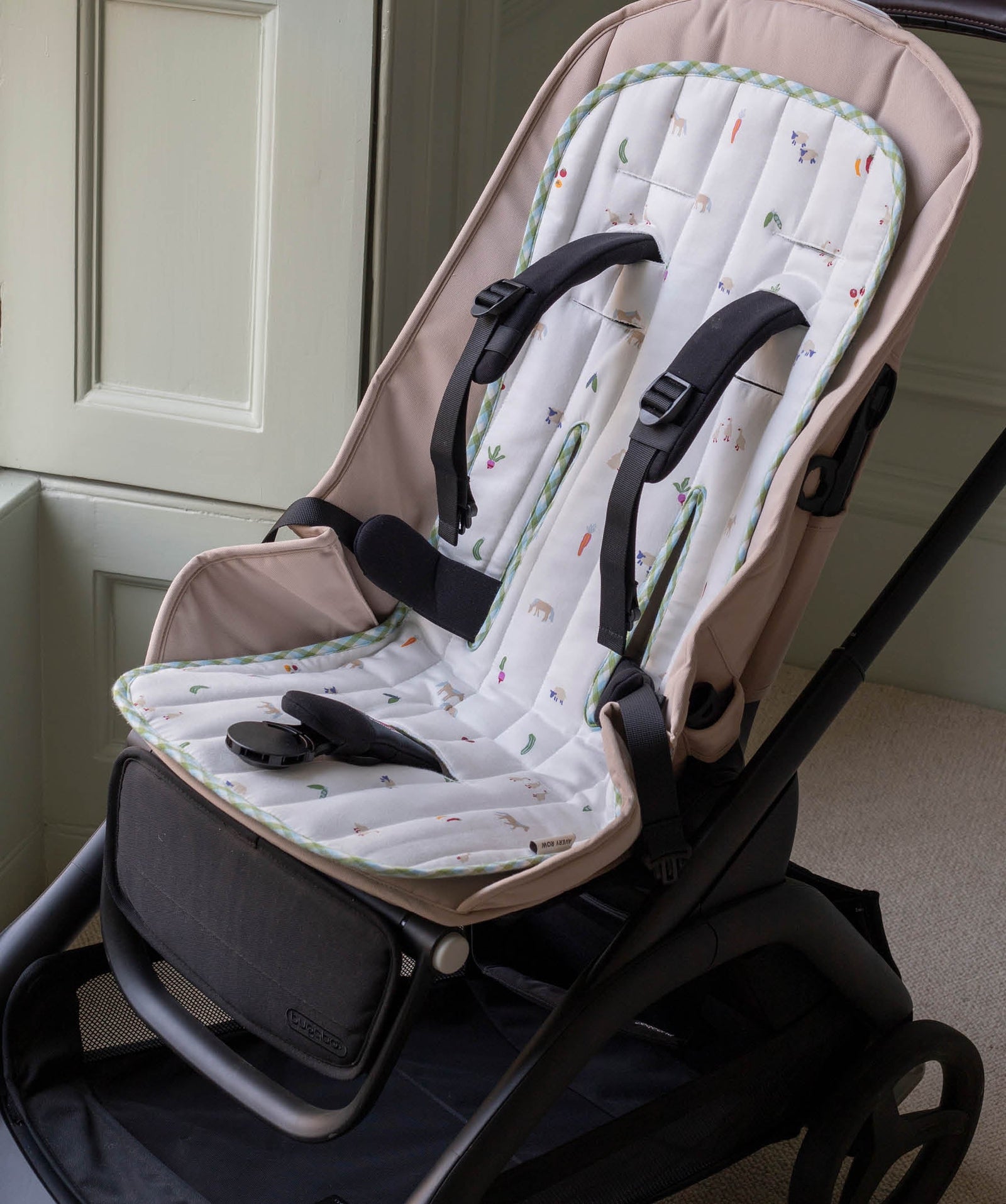 Pram Liner - Little Farm / Greenhouse Gingham