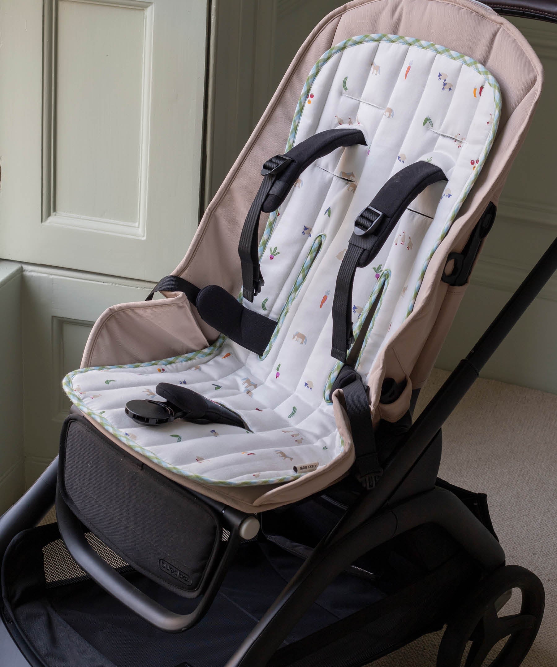 Pram Liner - Little Farm / Greenhouse Gingham