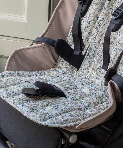 Pram Liner - Riverbank / Nettle Scatter