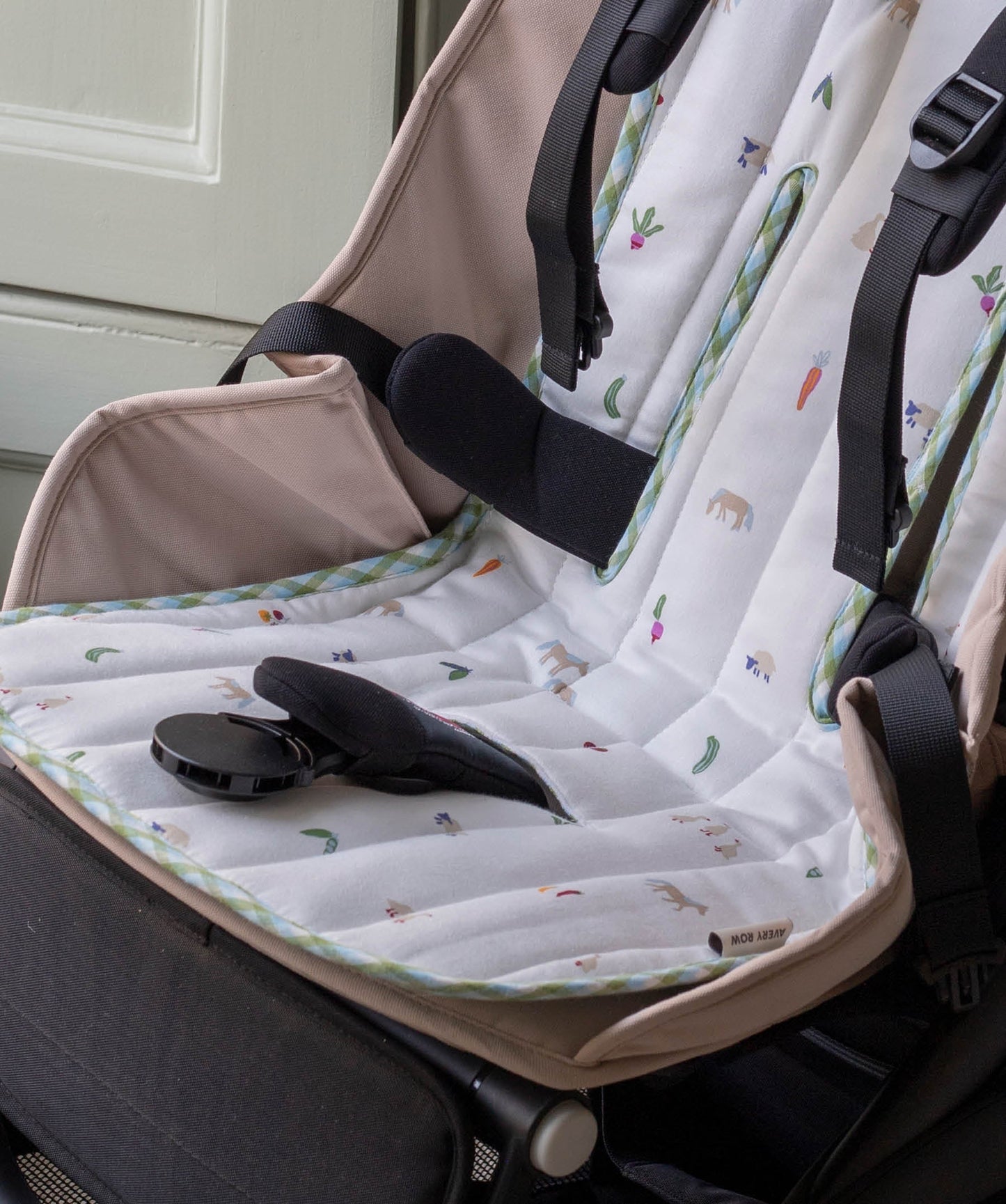 Pram Liner - Little Farm / Greenhouse Gingham