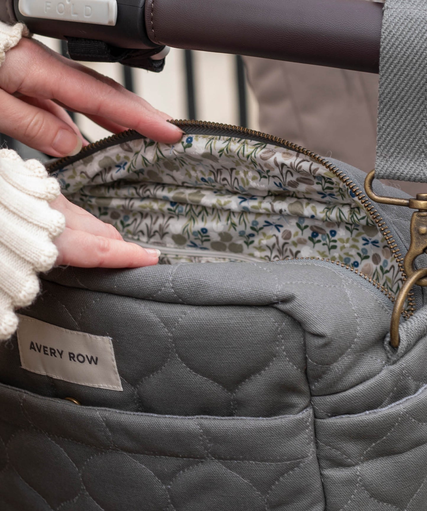 Pram Organiser Bag - Flint