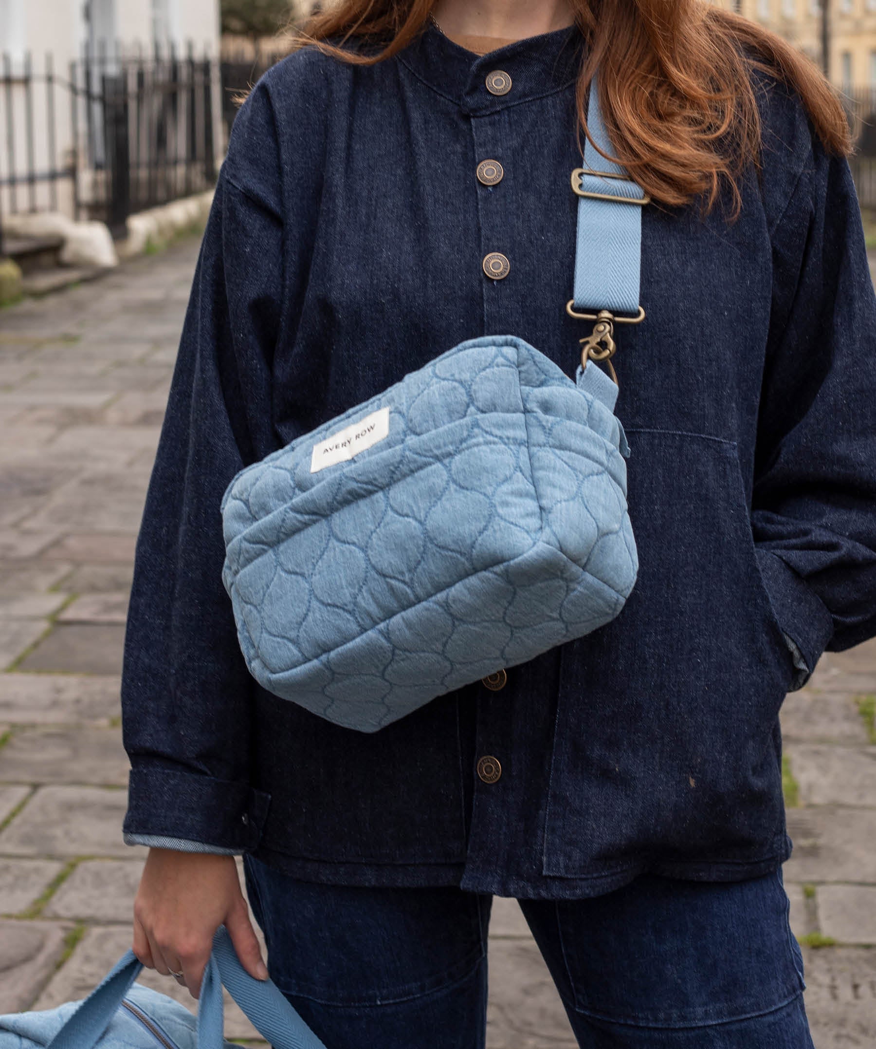 Pram Organiser Bag - Denim