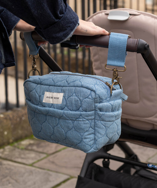 Pram Organiser Bag - Denim