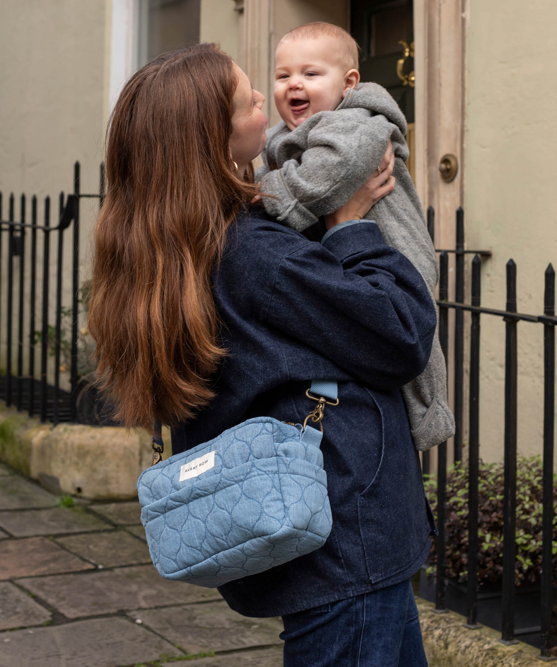 Pram Organiser Bag - Denim