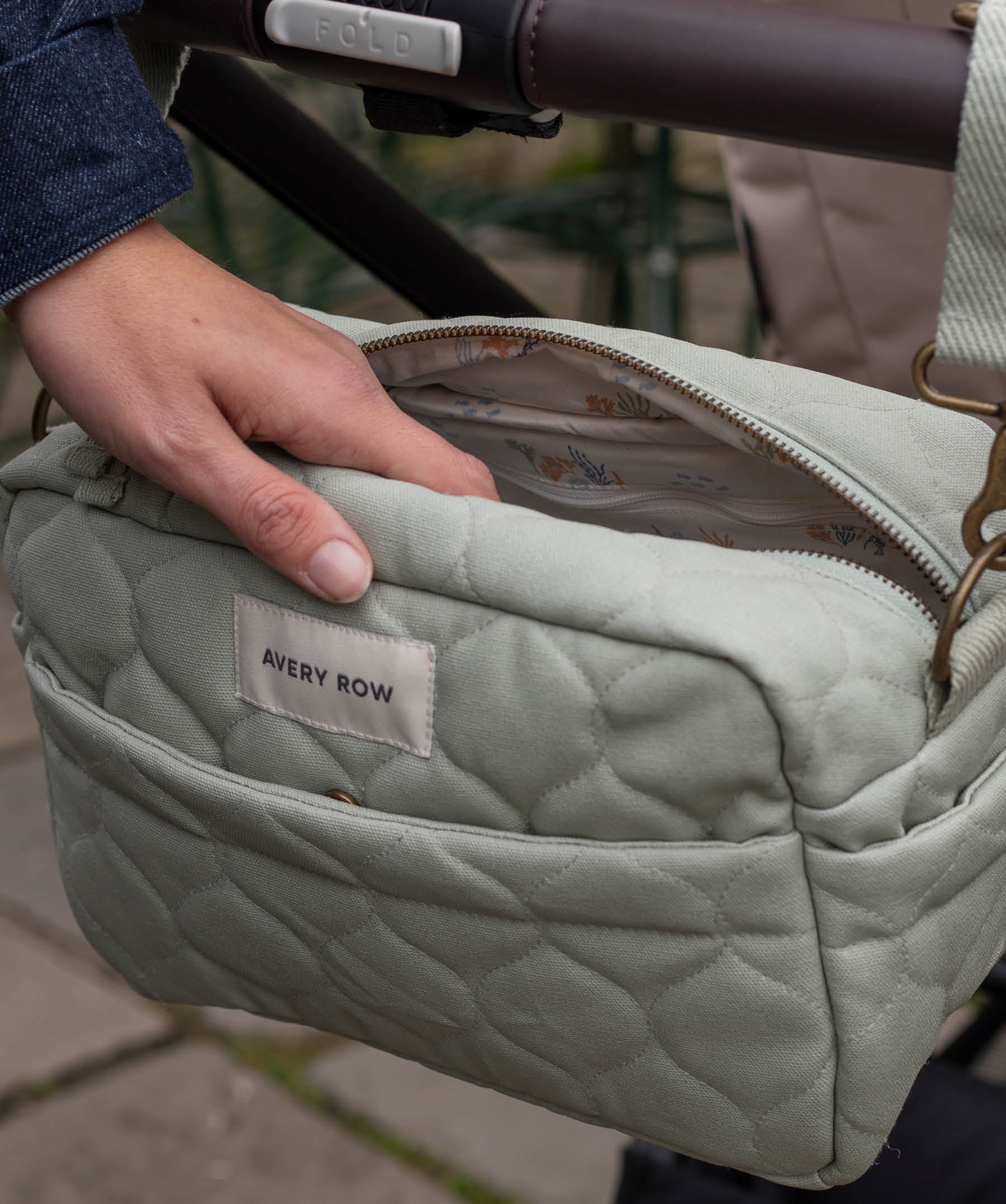 Pram Organiser Bag - Sage