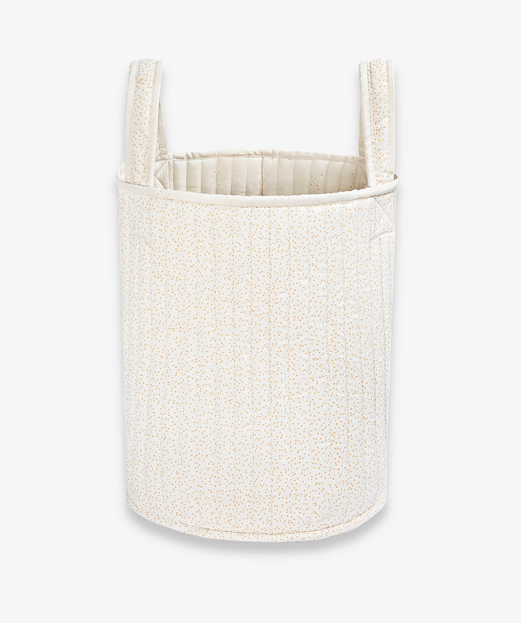 Large Quilted Storage Basket - Wild Chamomile / Daisy Meadow