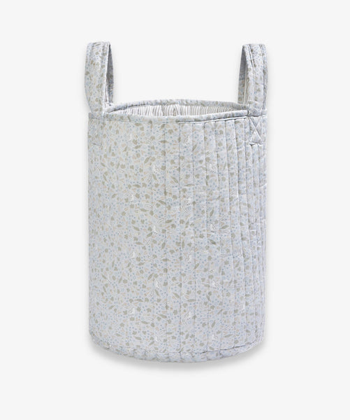 Large Quilted Storage Basket - Nature Trail / Stripe