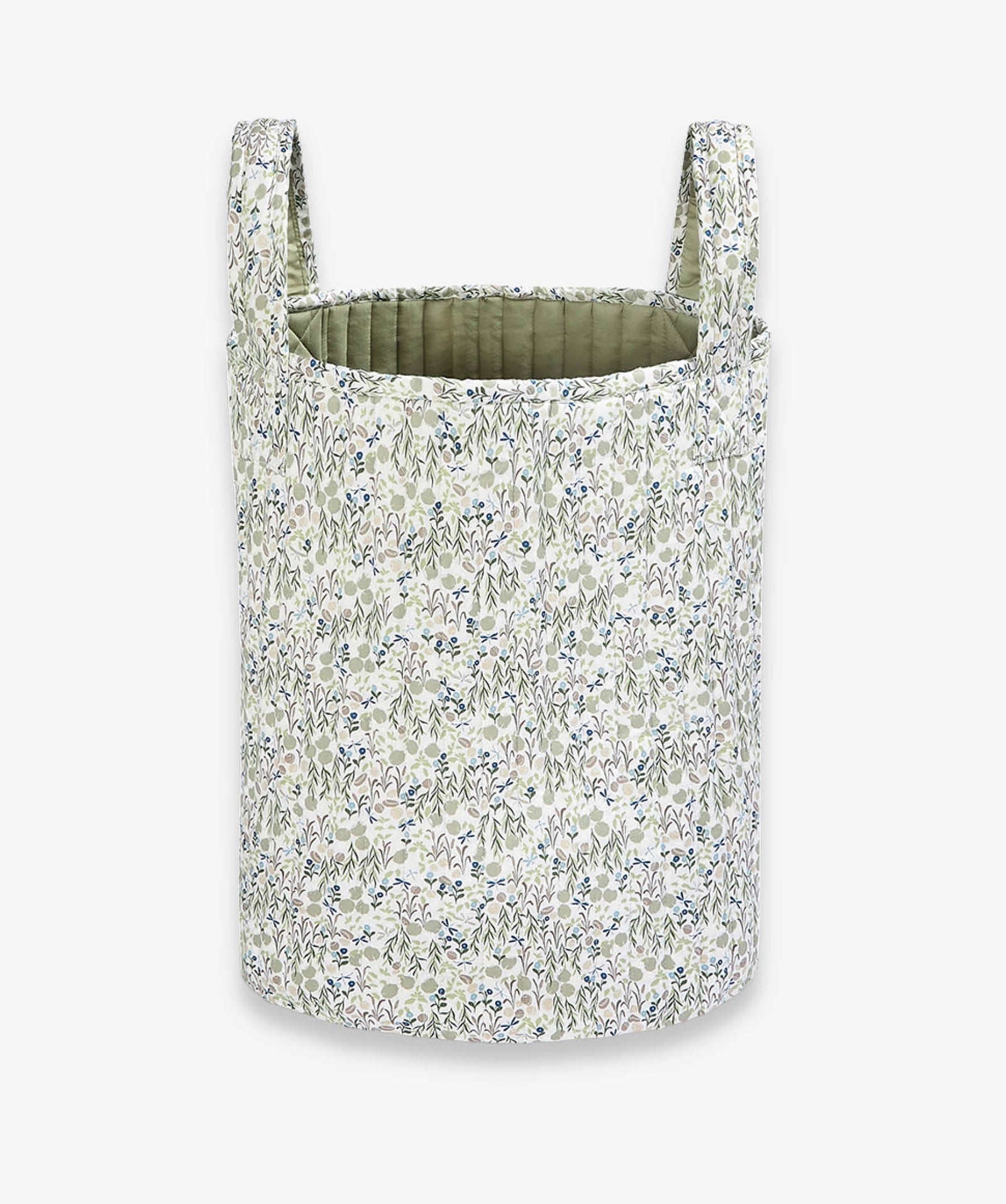 Large Quilted Storage Basket - Riverbank / Willow