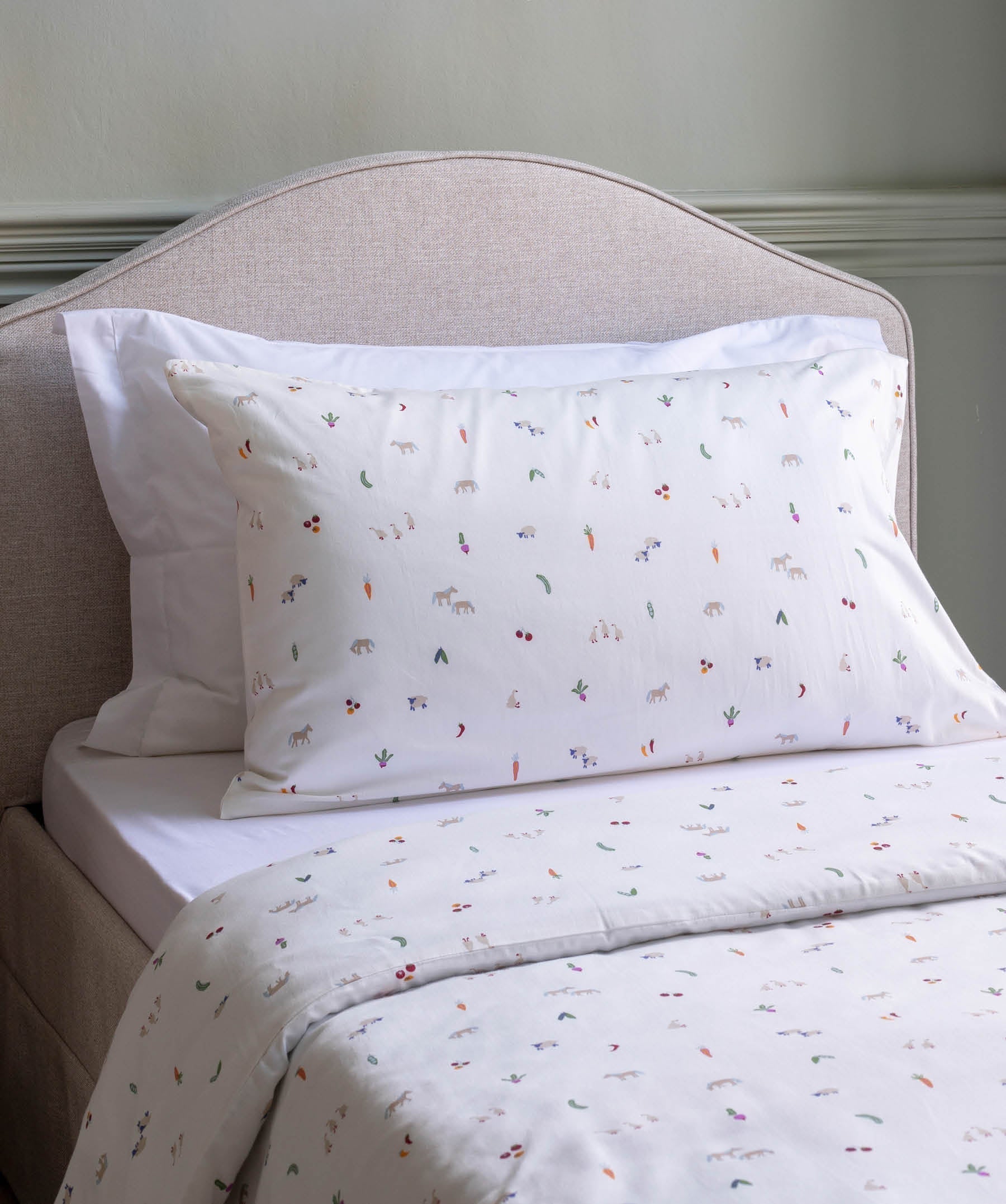 Organic Cotton Single Bedding Set  - Little Farm