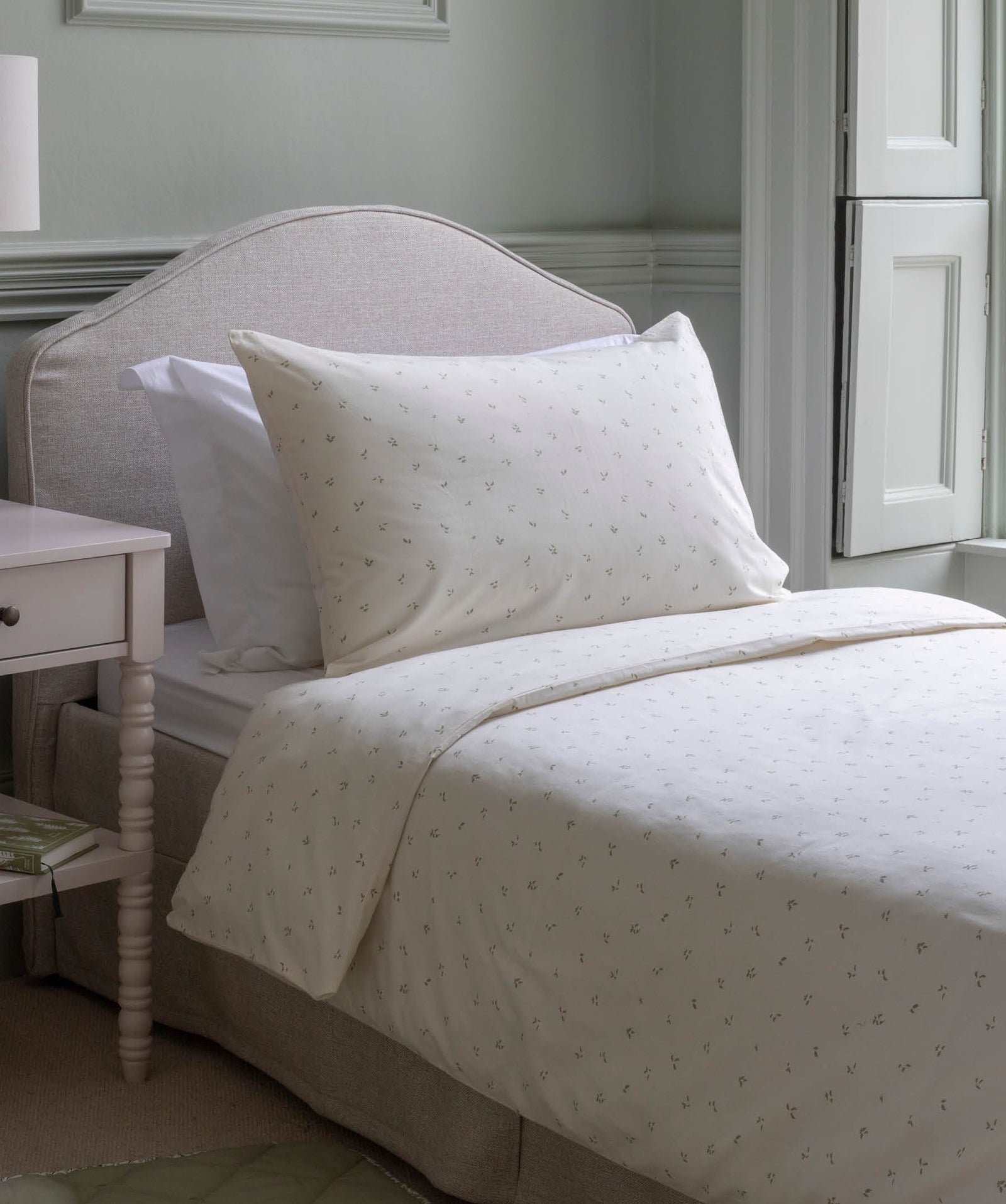 Organic Cotton Single Bedding Set - Nettle Scatter