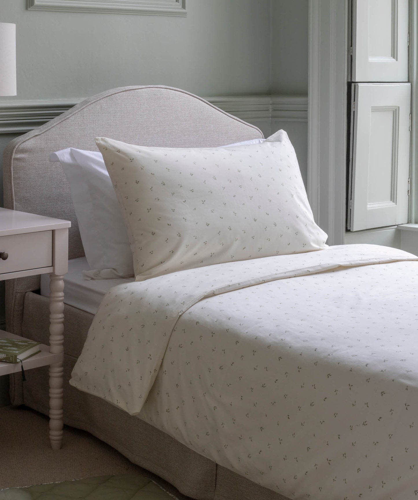 Organic Cotton Single Bedding Set - Nettle Scatter