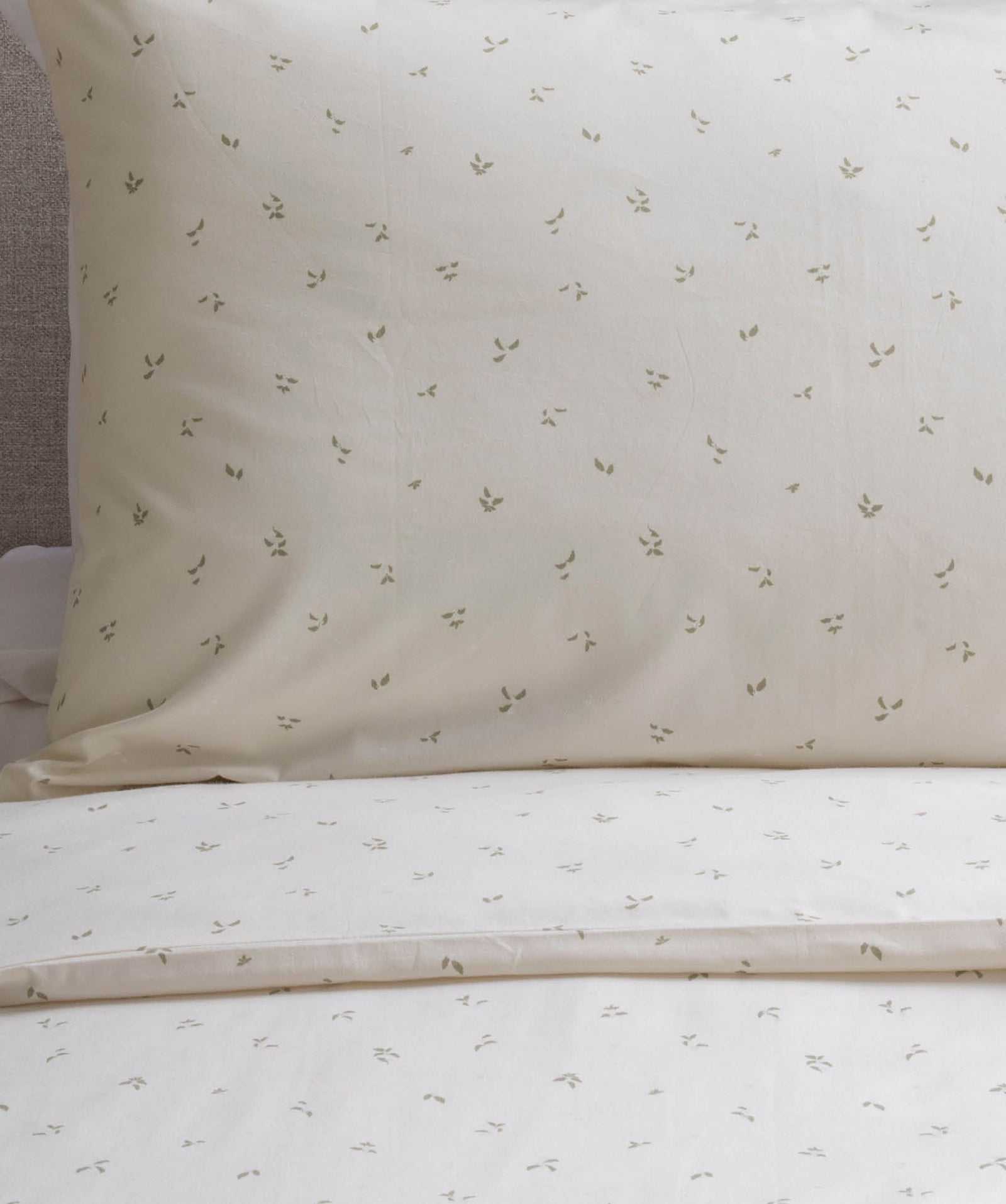 Organic Cotton Single Bedding Set - Nettle Scatter