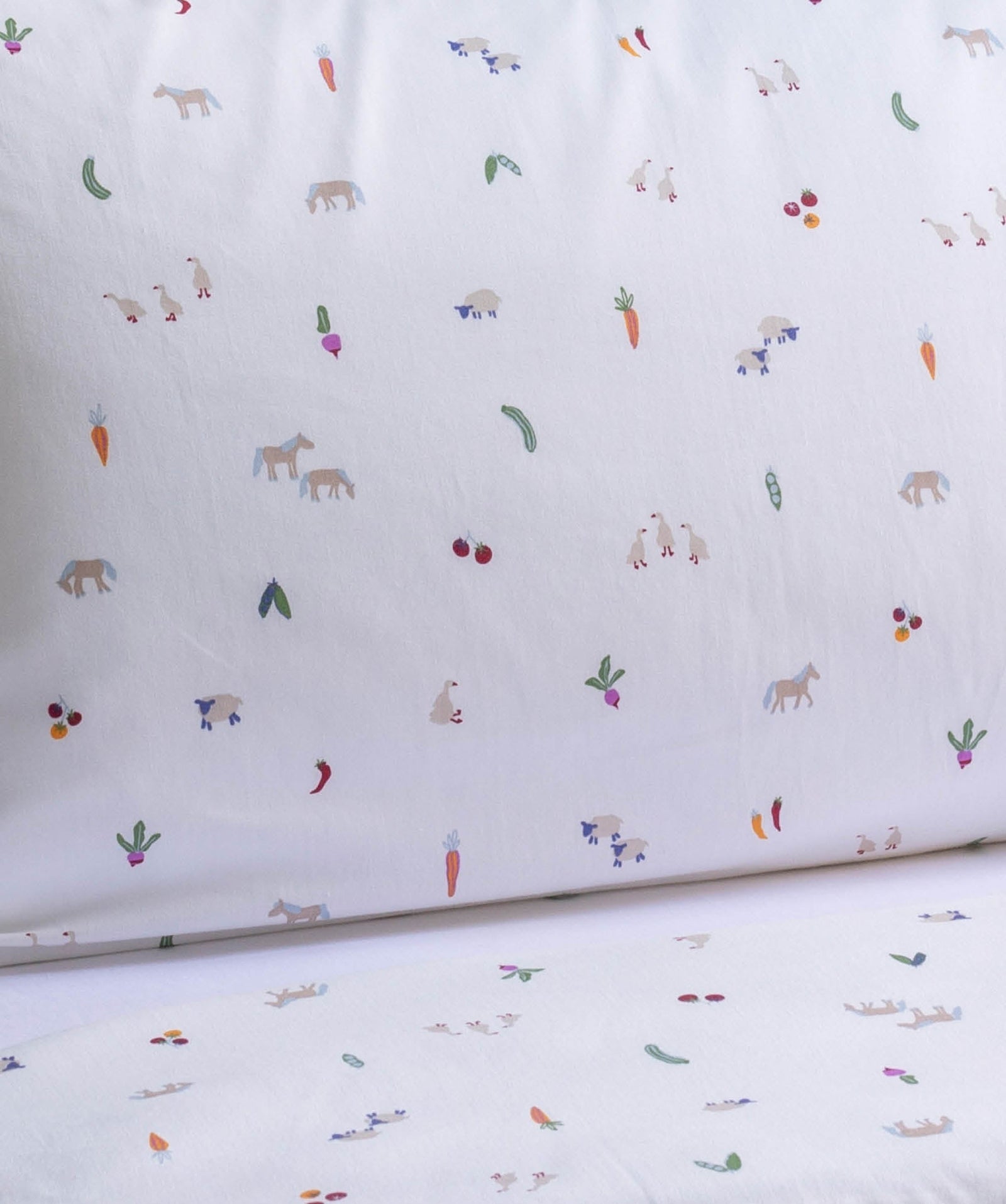 Organic Cotton Single Bedding Set  - Little Farm