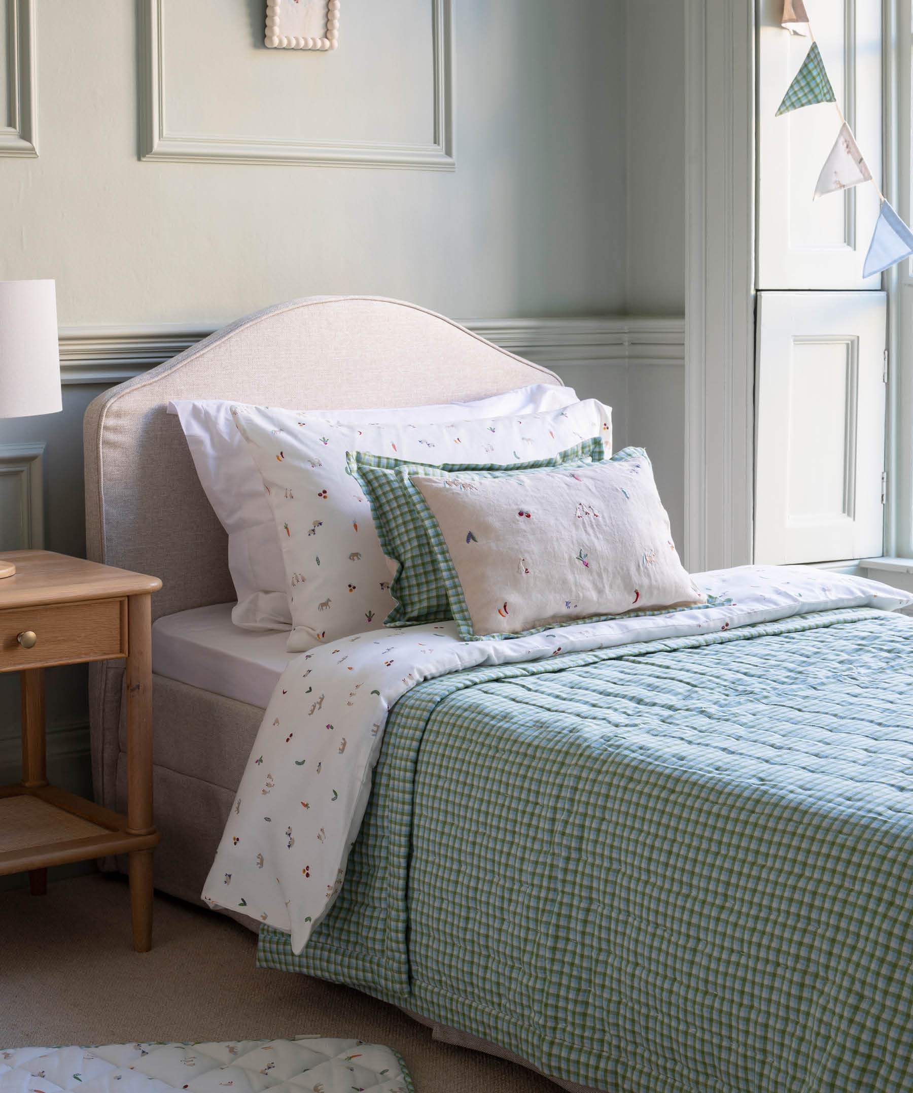 Organic Cotton Single Bedding Set  - Little Farm