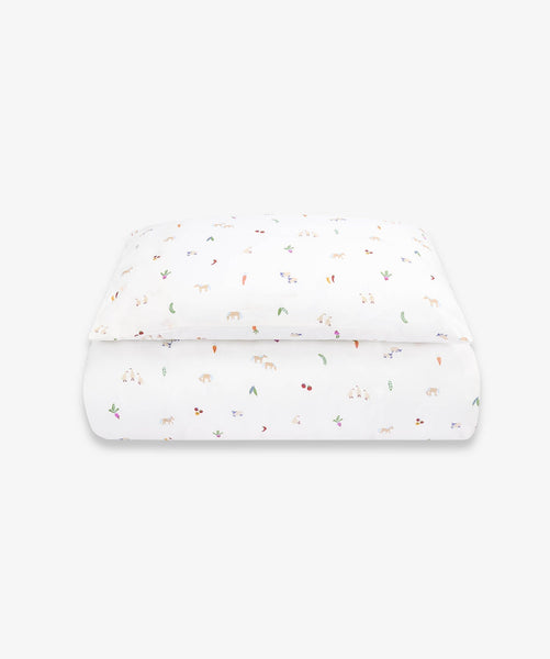 Organic Cotton Single Bedding Set  - Little Farm