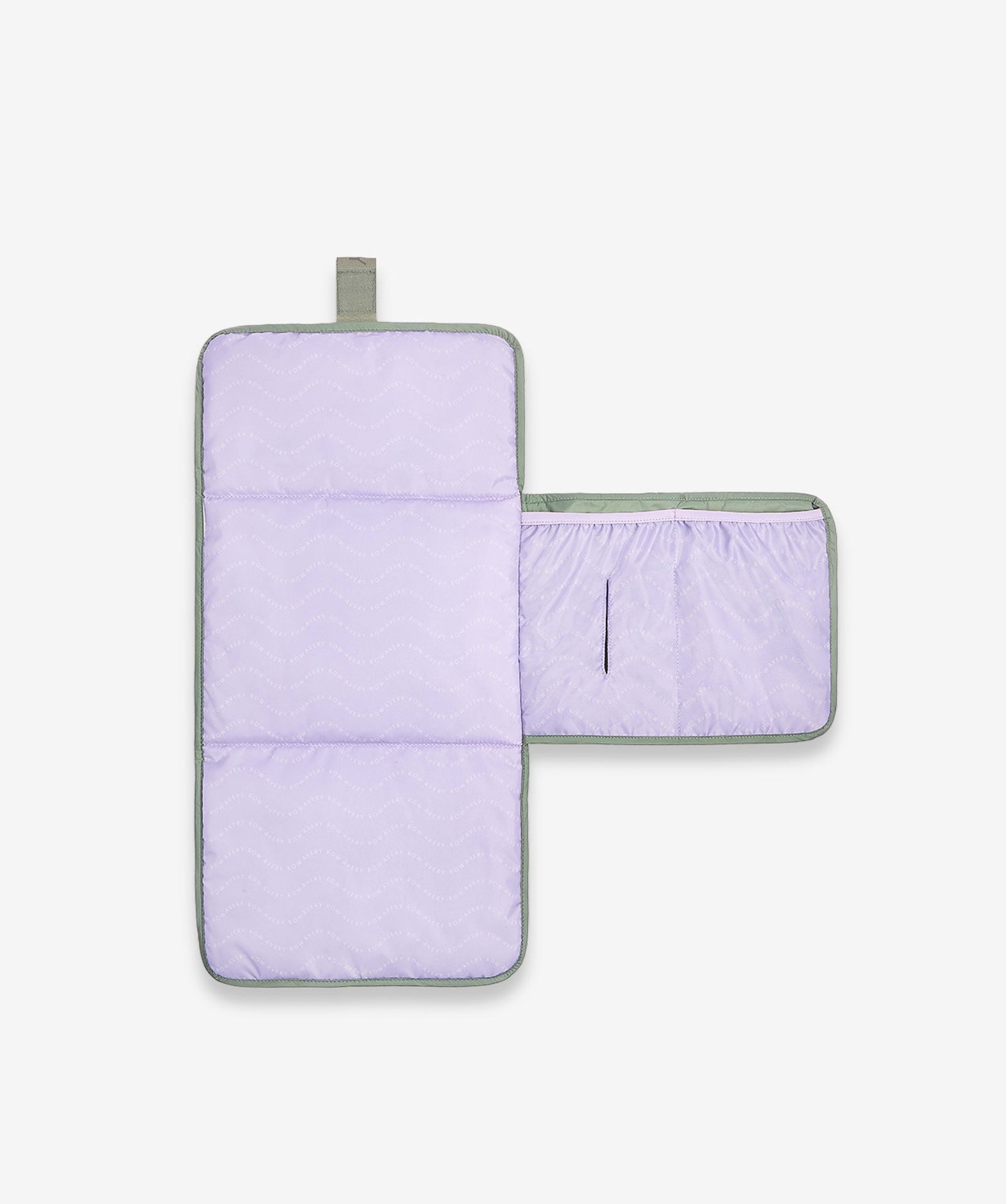 Recycled Nylon Travel Baby Changing Mat - Olive