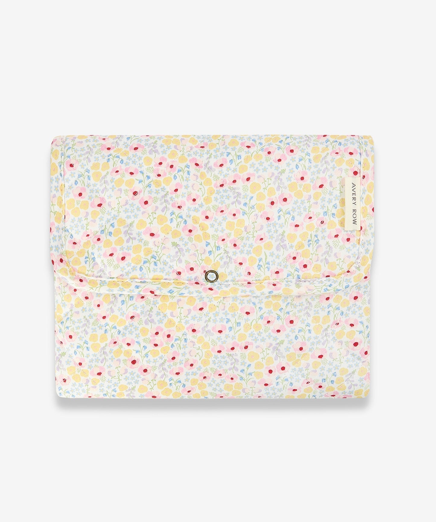 Cotton Travel Baby Changing Mat - Wildflower Garden