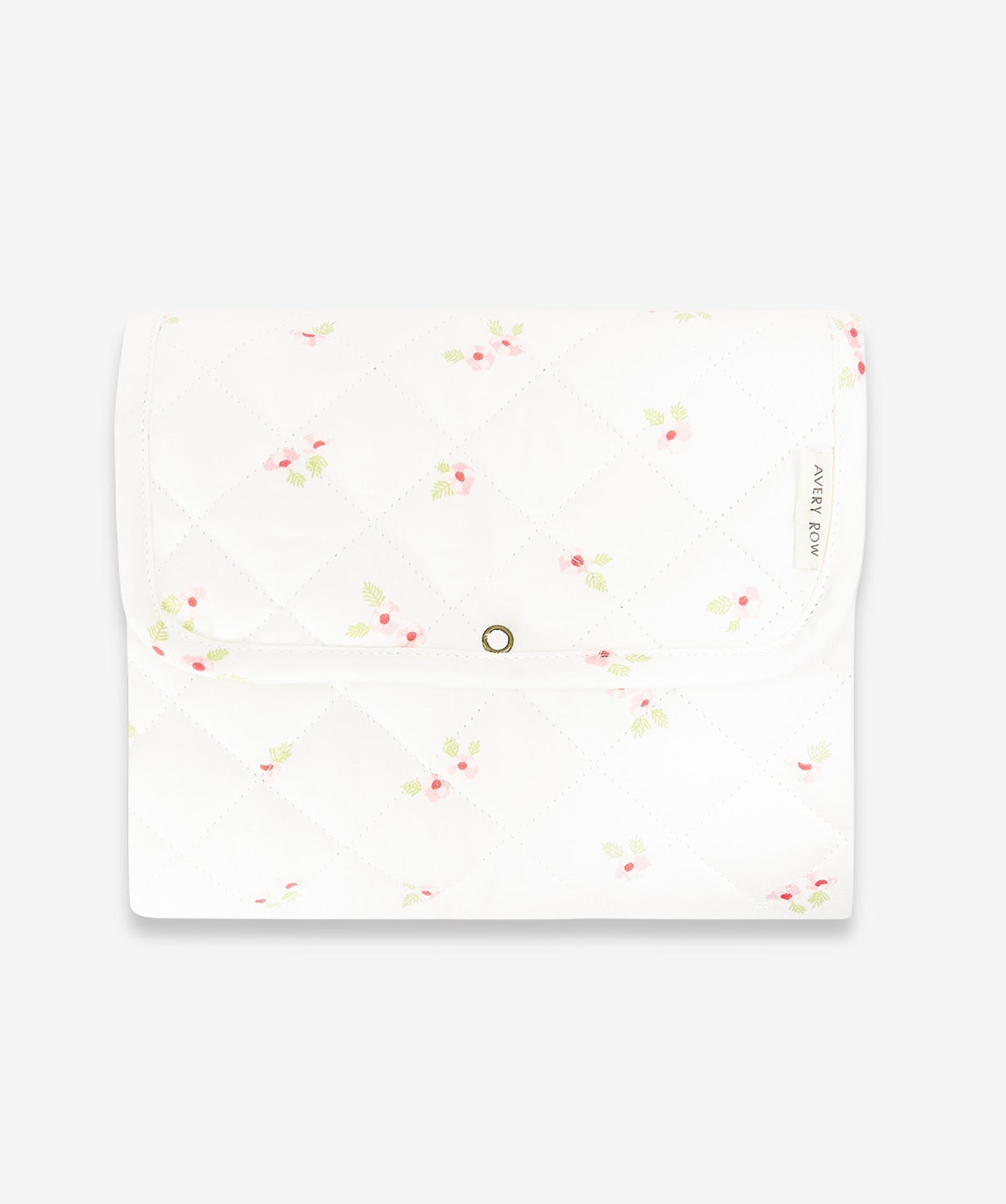 Cotton Travel Baby Changing Mat - Anemone