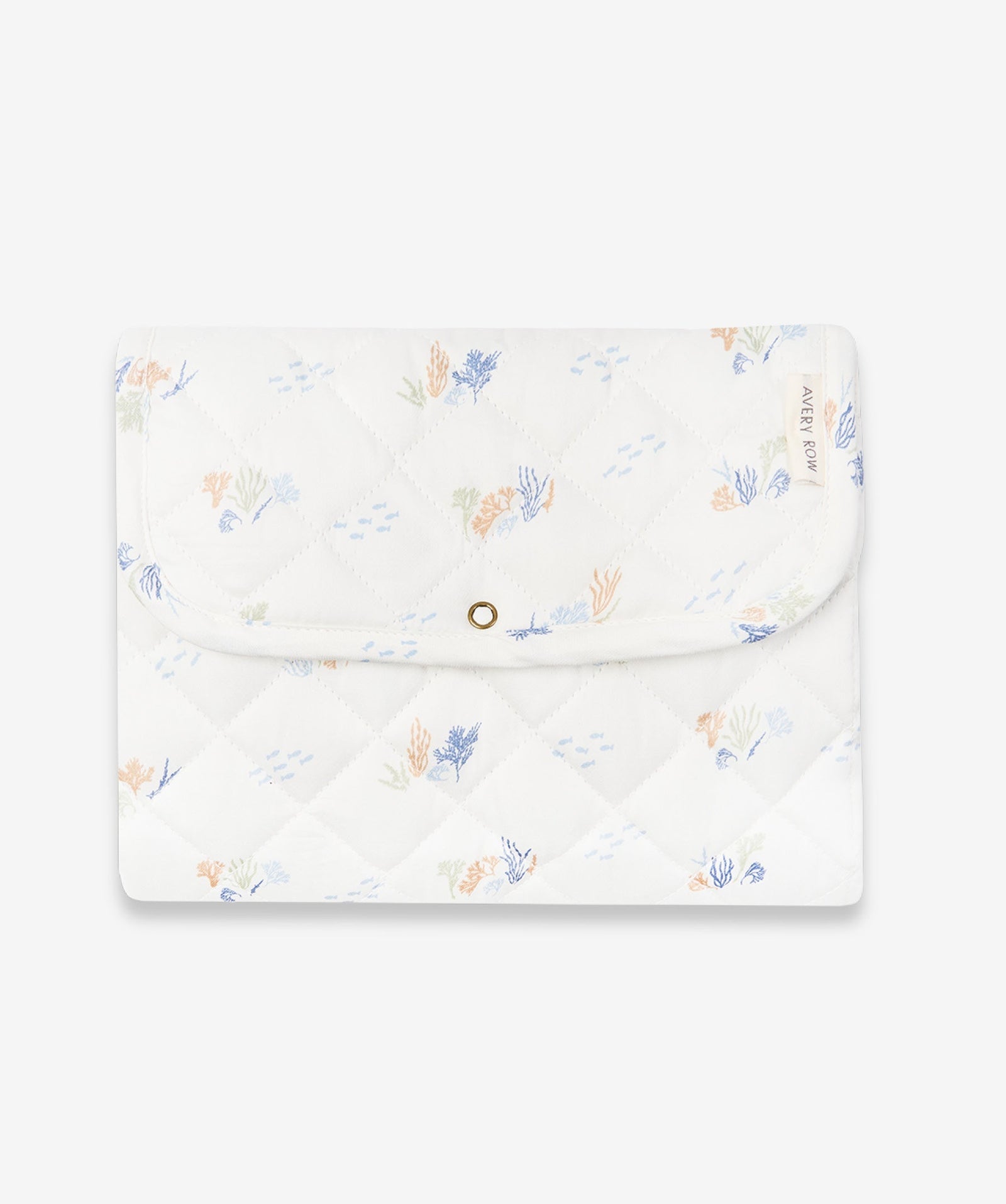 Cotton Travel Baby Changing Mat - Coastline