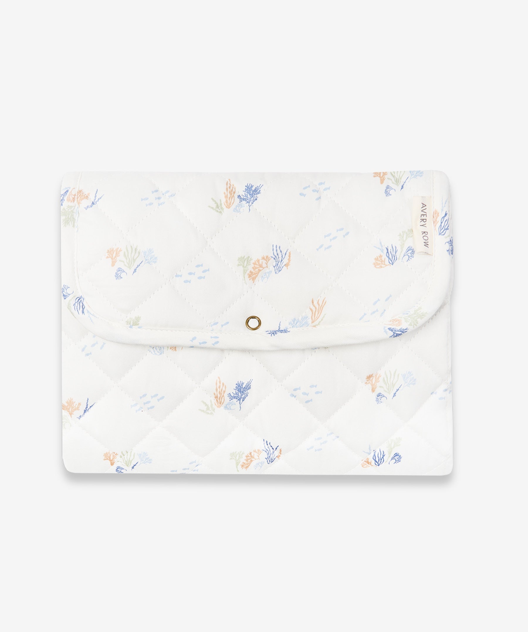 Cotton Travel Baby Changing Mat - Coastline