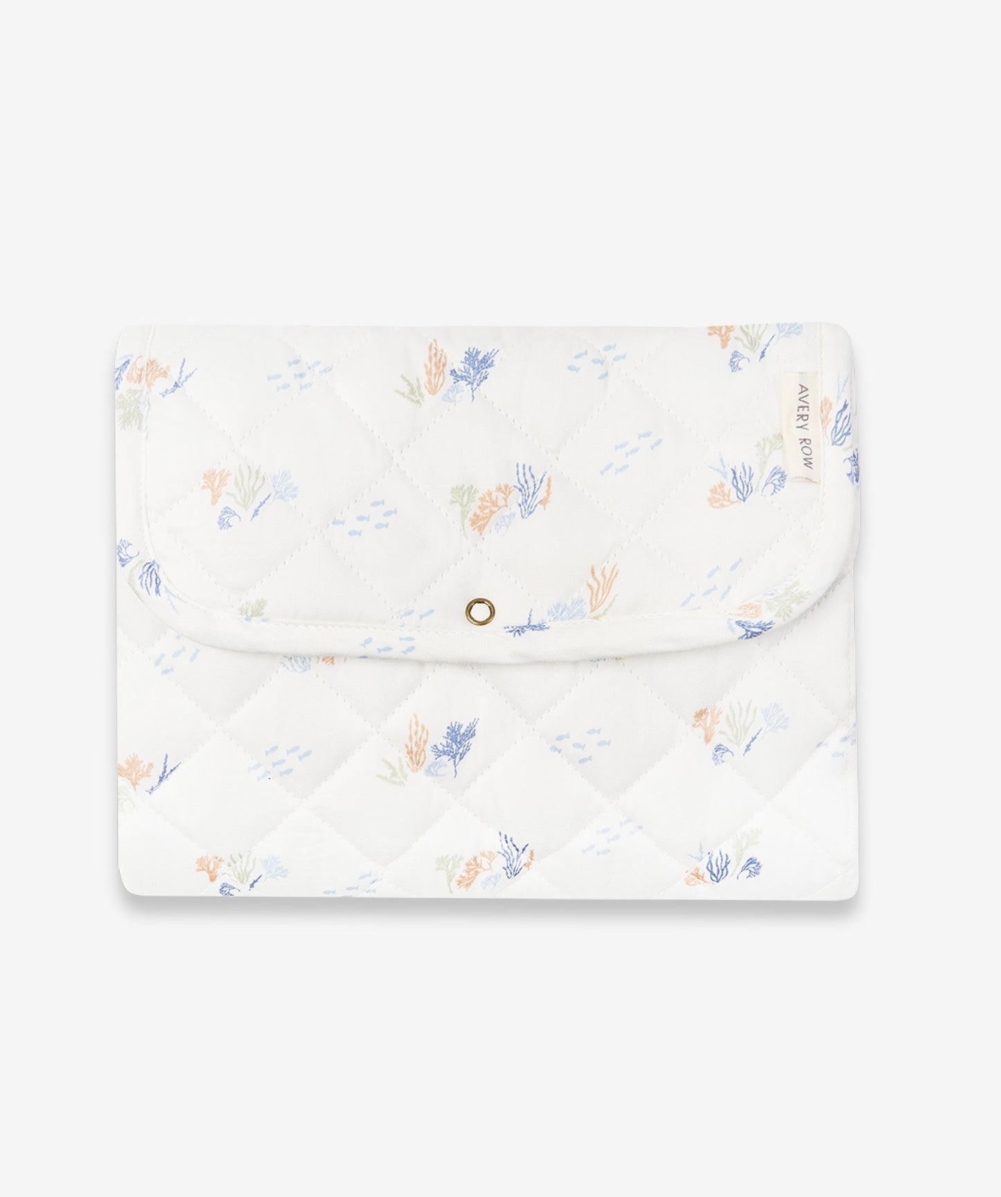 Cotton Travel Baby Changing Mat - Coastline