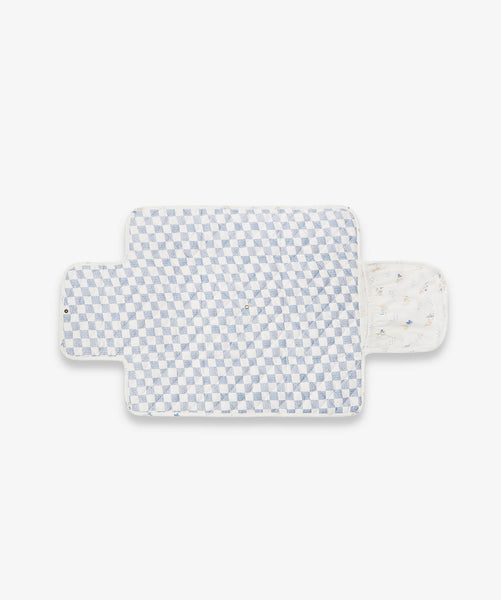 Cotton Travel Baby Changing Mat - Coastline
