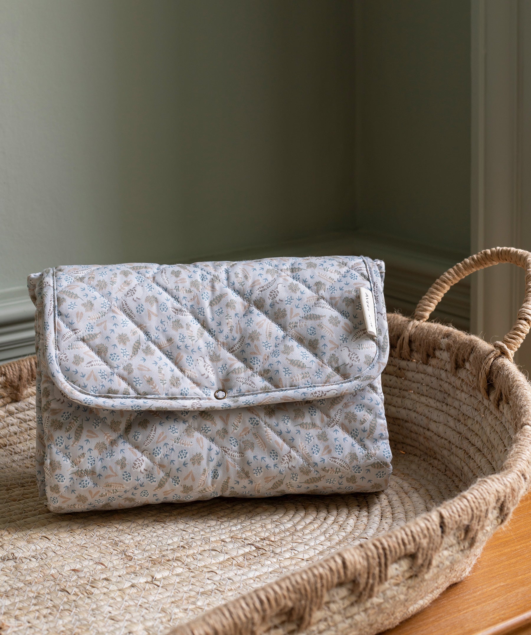 Cotton Travel Baby Changing Mat - Nature Trail