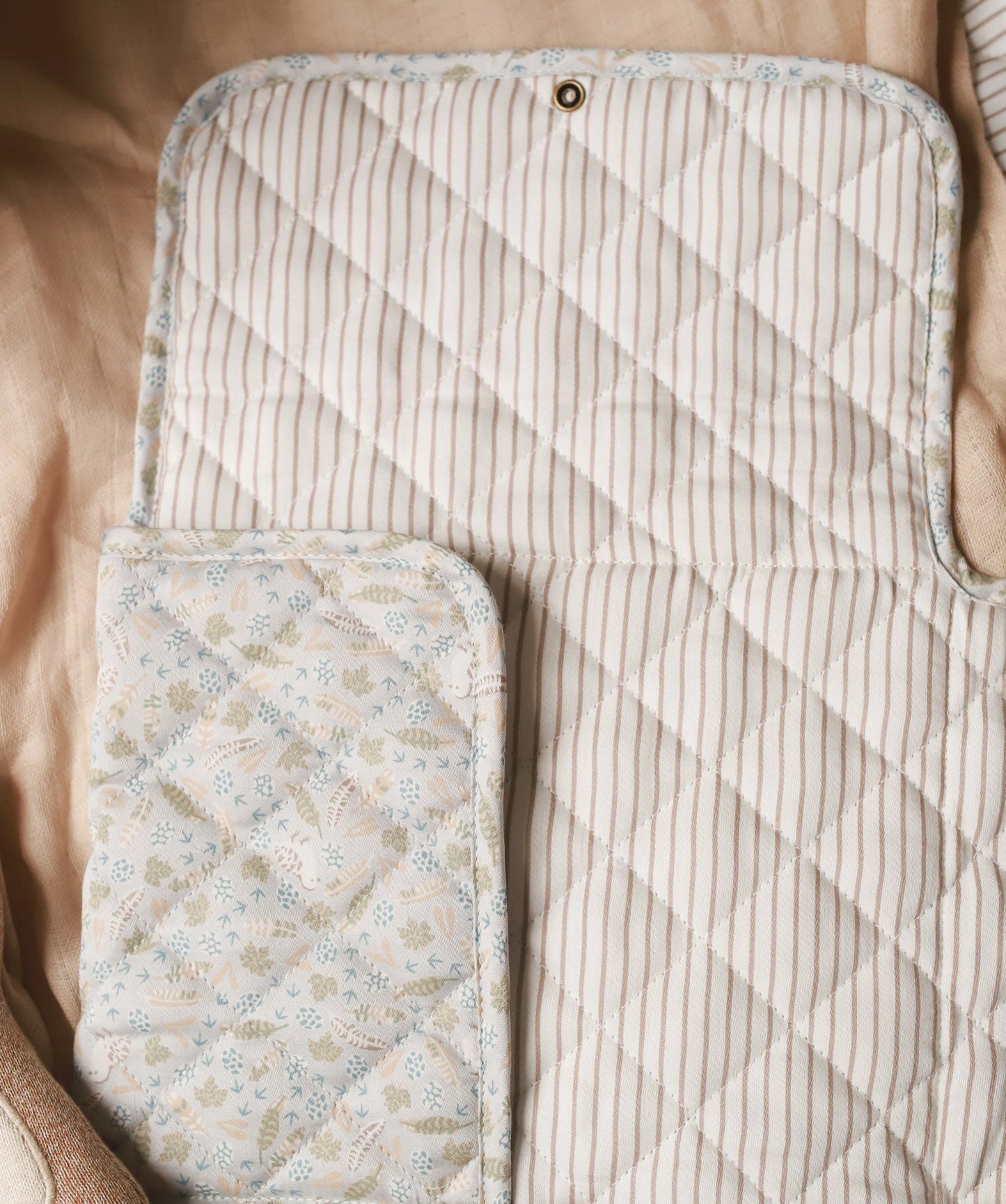 Cotton Travel Baby Changing Mat - Nature Trail